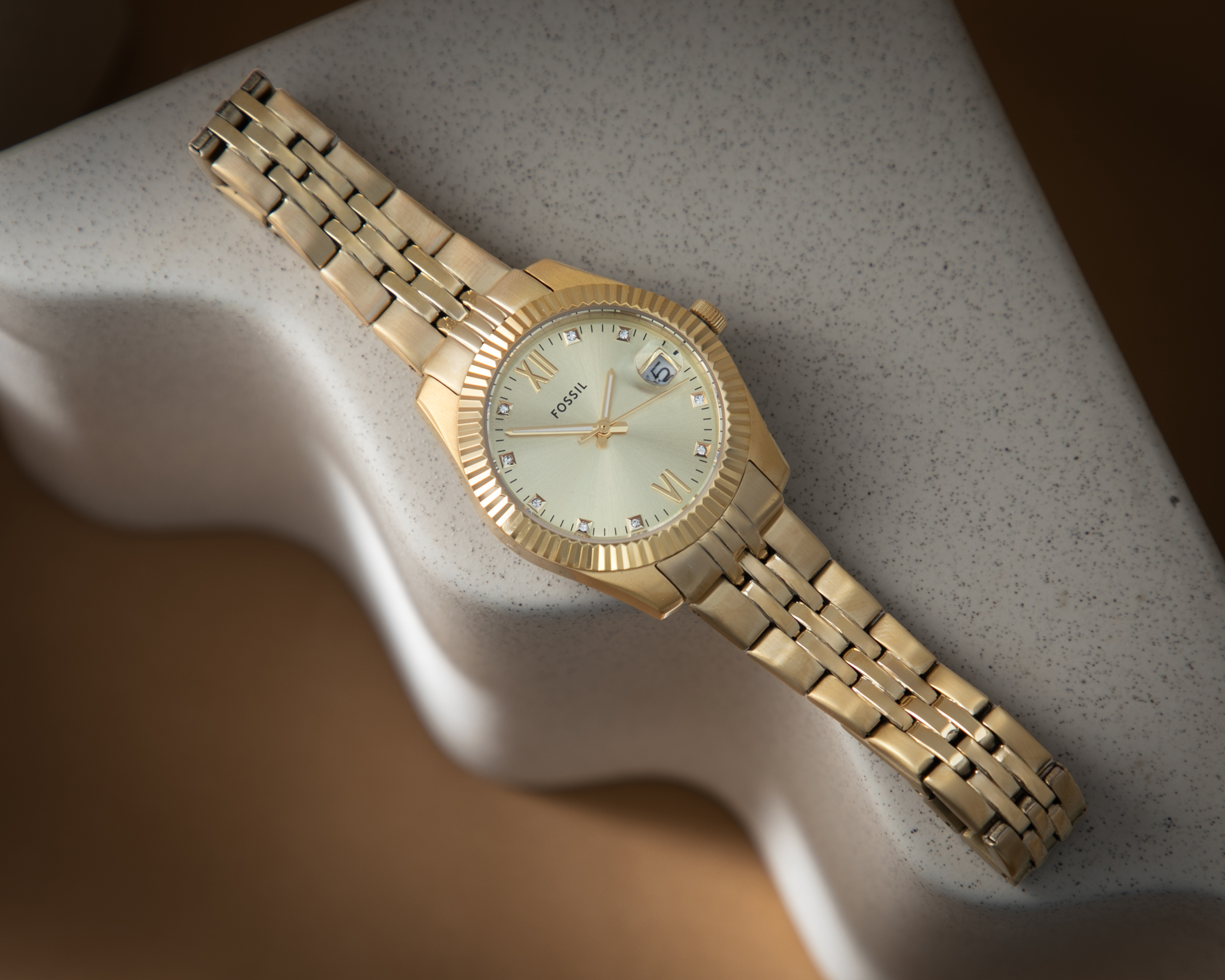 Foto 7 pulgar | Foto 6 | Reloj Fossil ES5338 Dorado