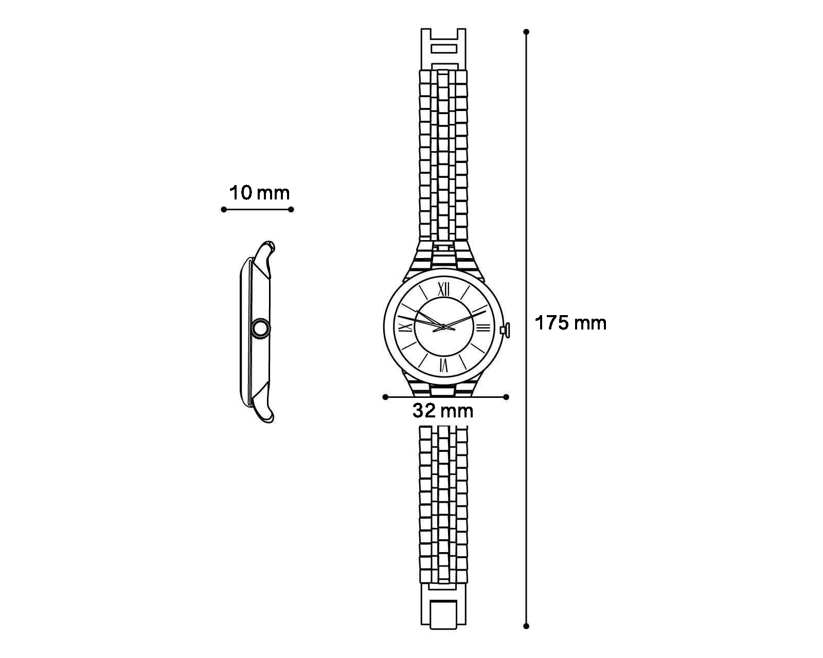 Foto 8 pulgar | Foto 7 | Reloj Fossil ES5338 Dorado