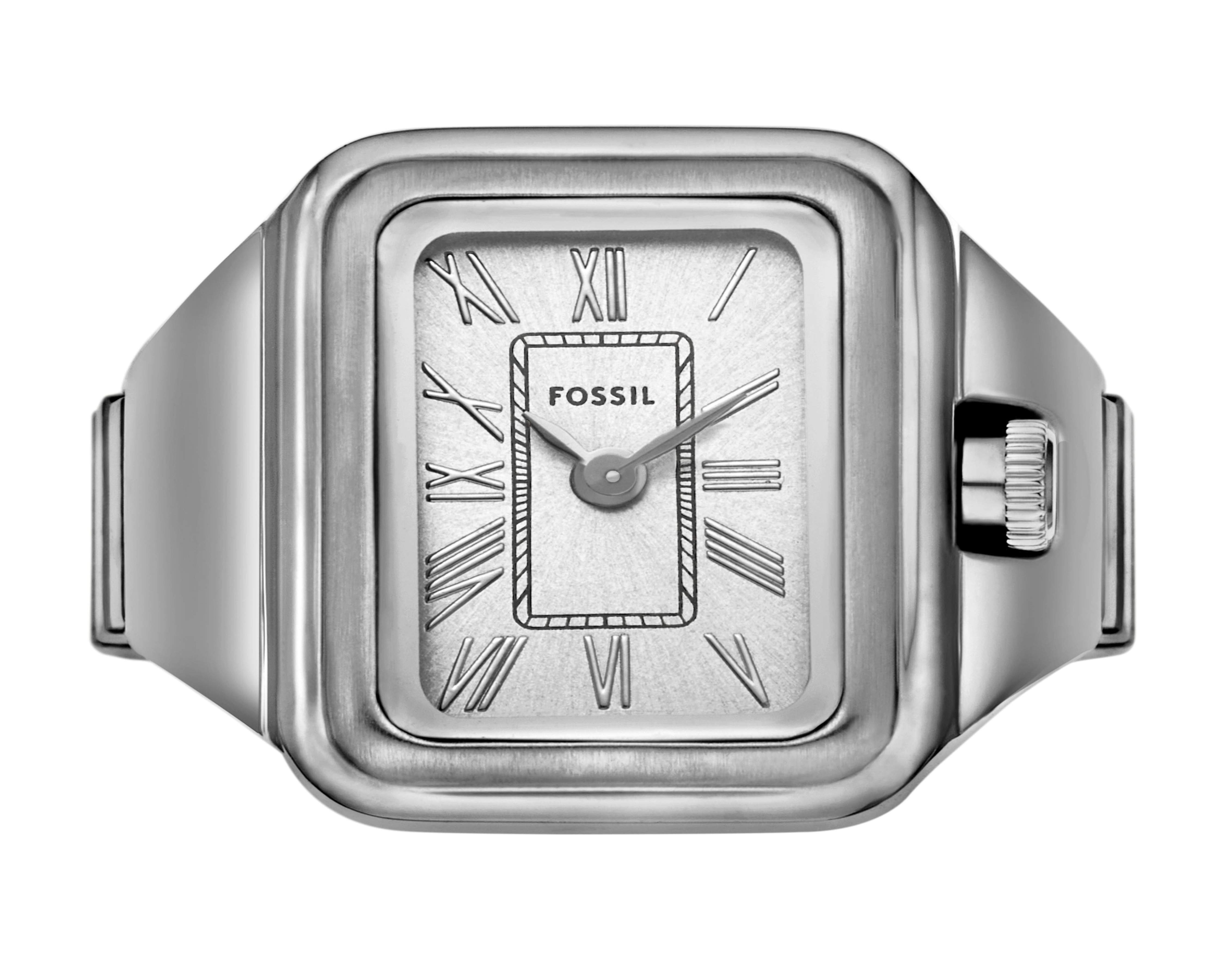 Anillo Reloj para Mujer Fossil ES5344 Plateado