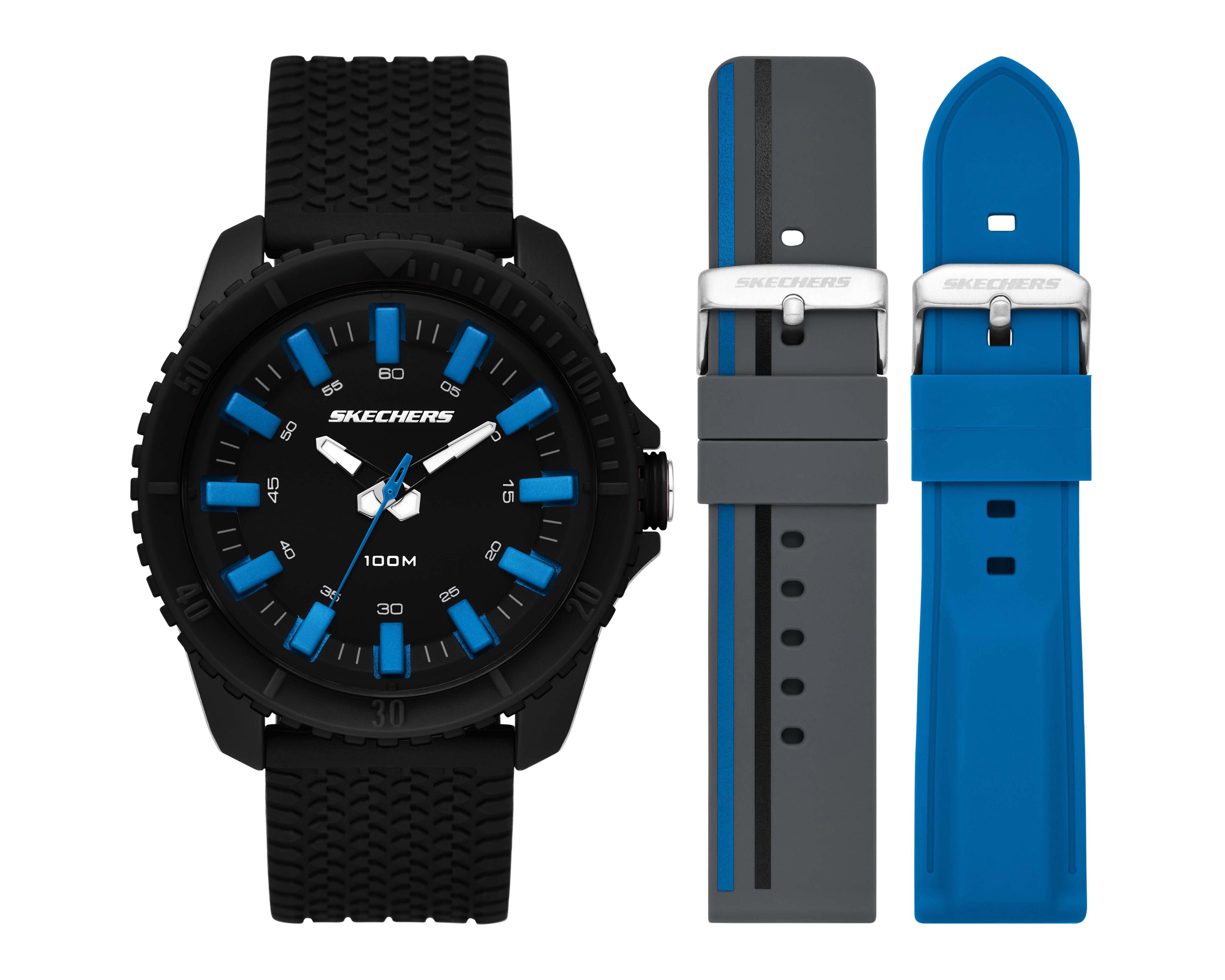 Foto 2 pulgar | Foto 1 | Reloj Skechers SR9104 Negro