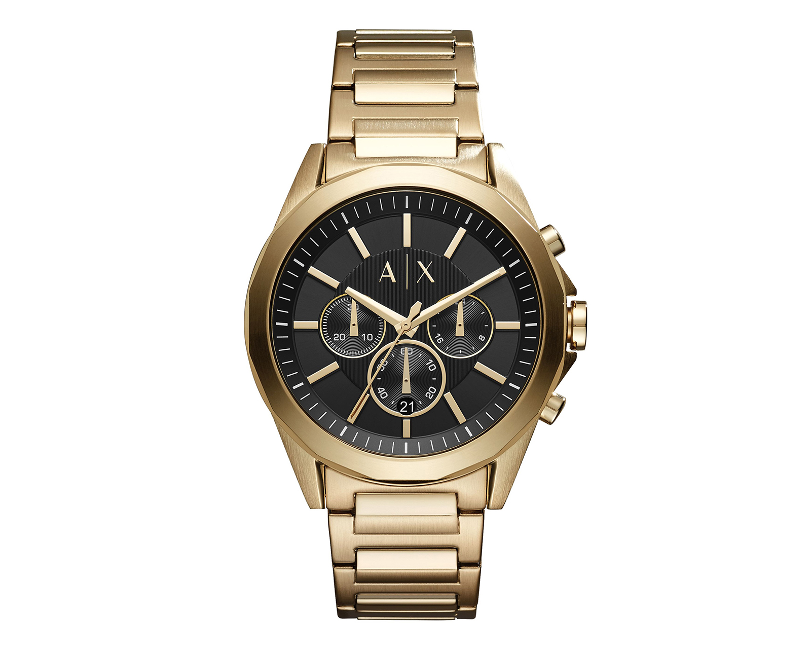 Foto 2 pulgar | Foto 1 | Reloj para Hombre Armani Exchange Dorado AX2611