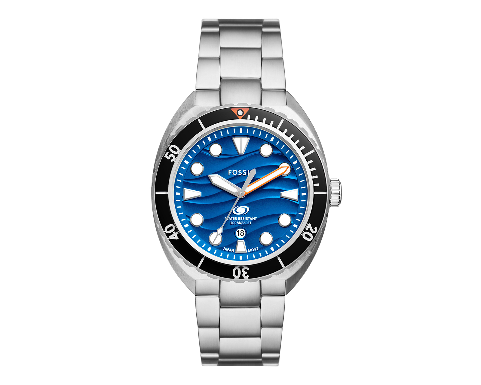 Foto 2 pulgar | Foto 1 | Reloj para Hombre Fossil Plateado FS6064