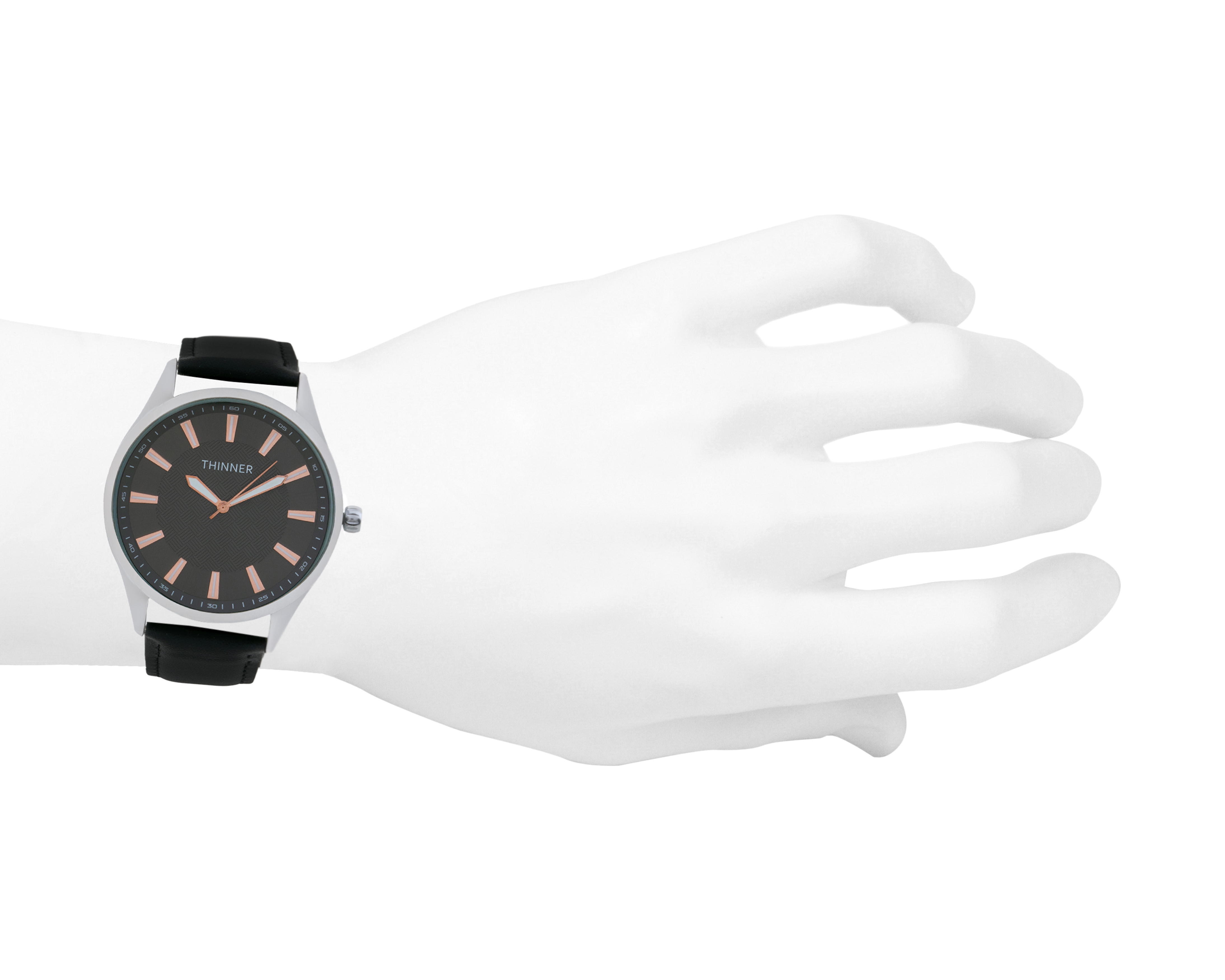Foto 6 pulgar | Foto 5 | Reloj para Hombre Thinner Negro TNR-23073
