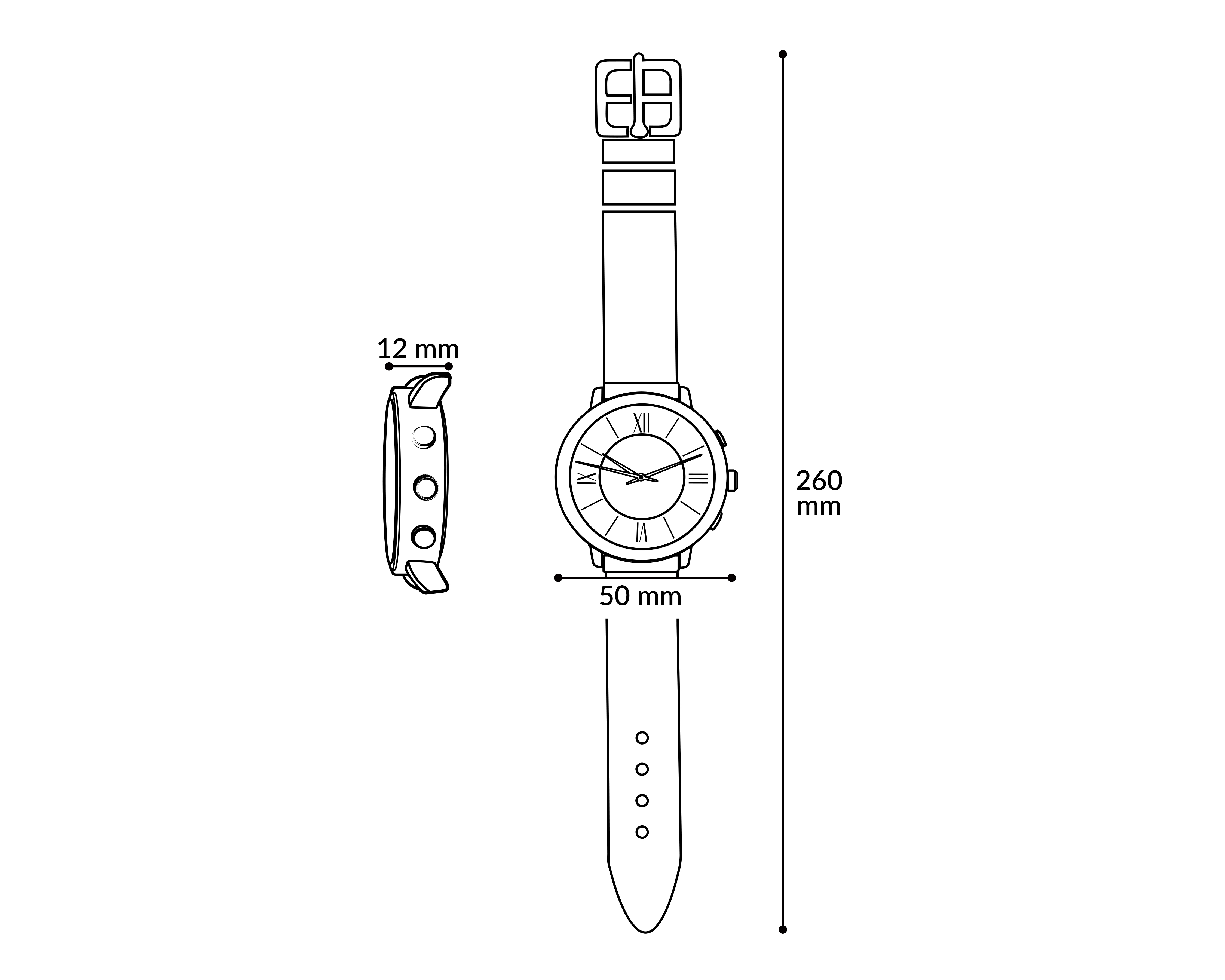 Foto 7 pulgar | Foto 6 | Reloj para Hombre Refill Negro RFL-C-003-24
