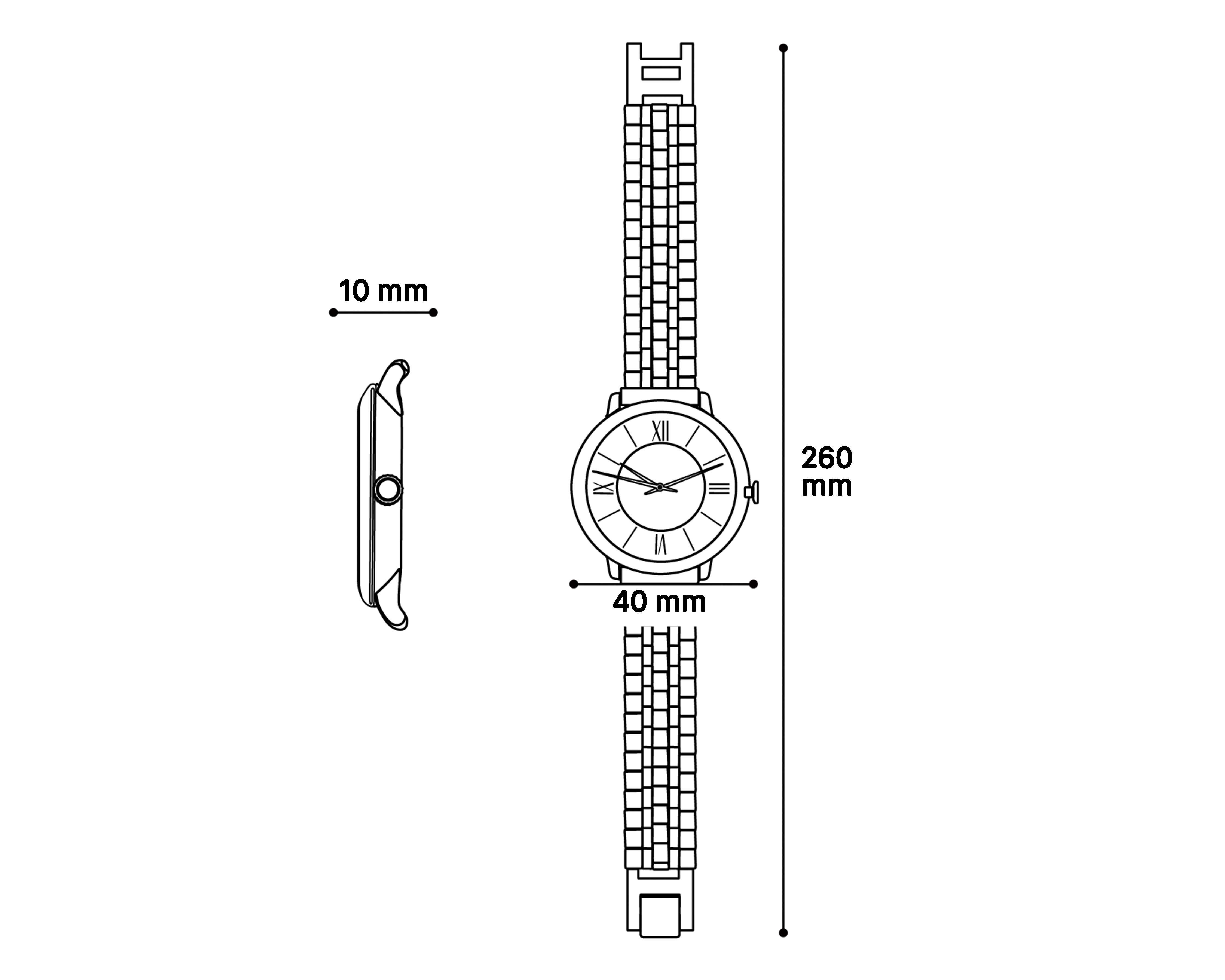 Foto 11 pulgar | Foto 10 | Reloj para Mujer Thinner Rosa TNR-23063-PINK-24 con 3 Accesorios