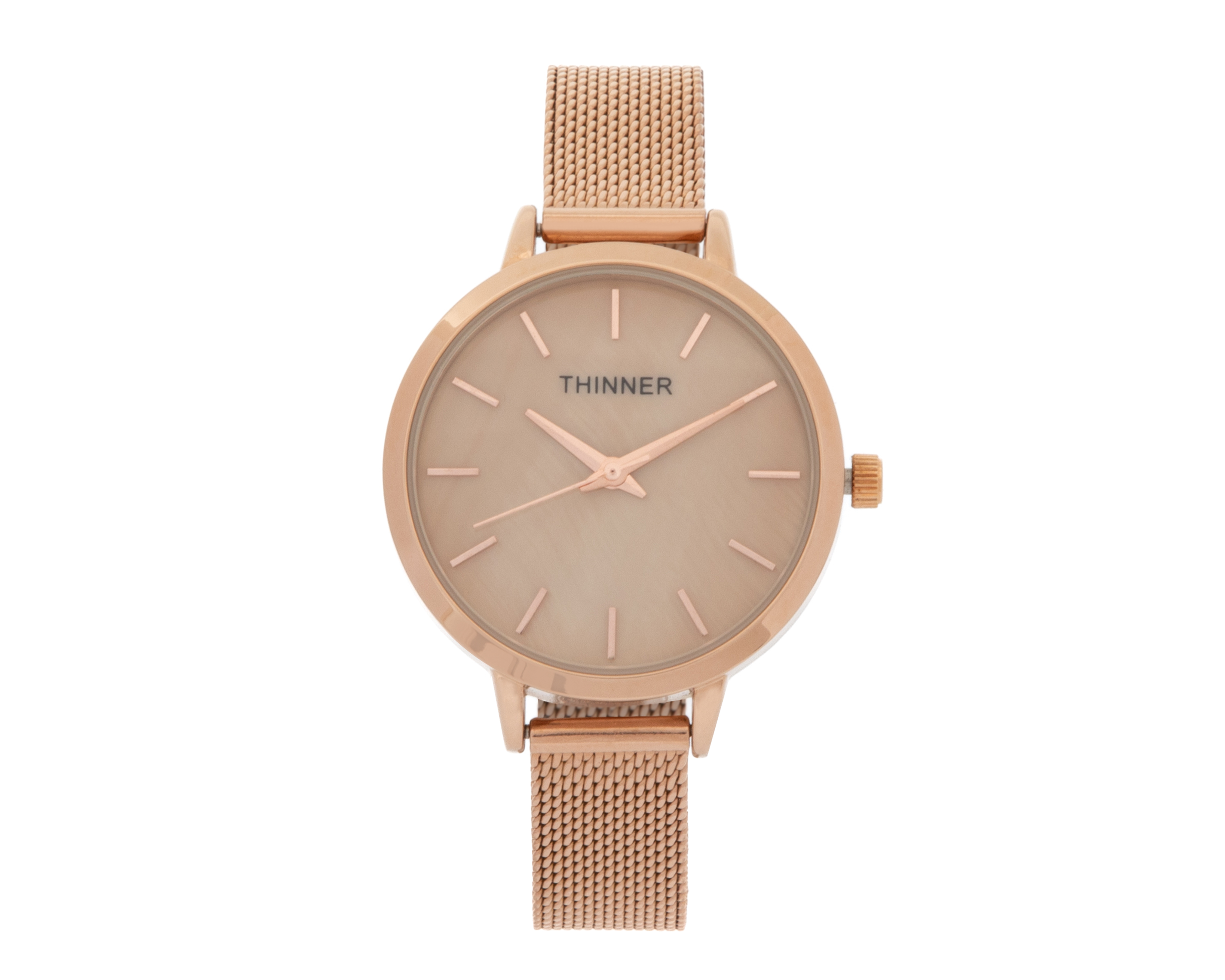 Foto 3 pulgar | Foto 2 | Reloj para Mujer Thinner Rosa TNR-23063-PINK-24 con 3 Accesorios