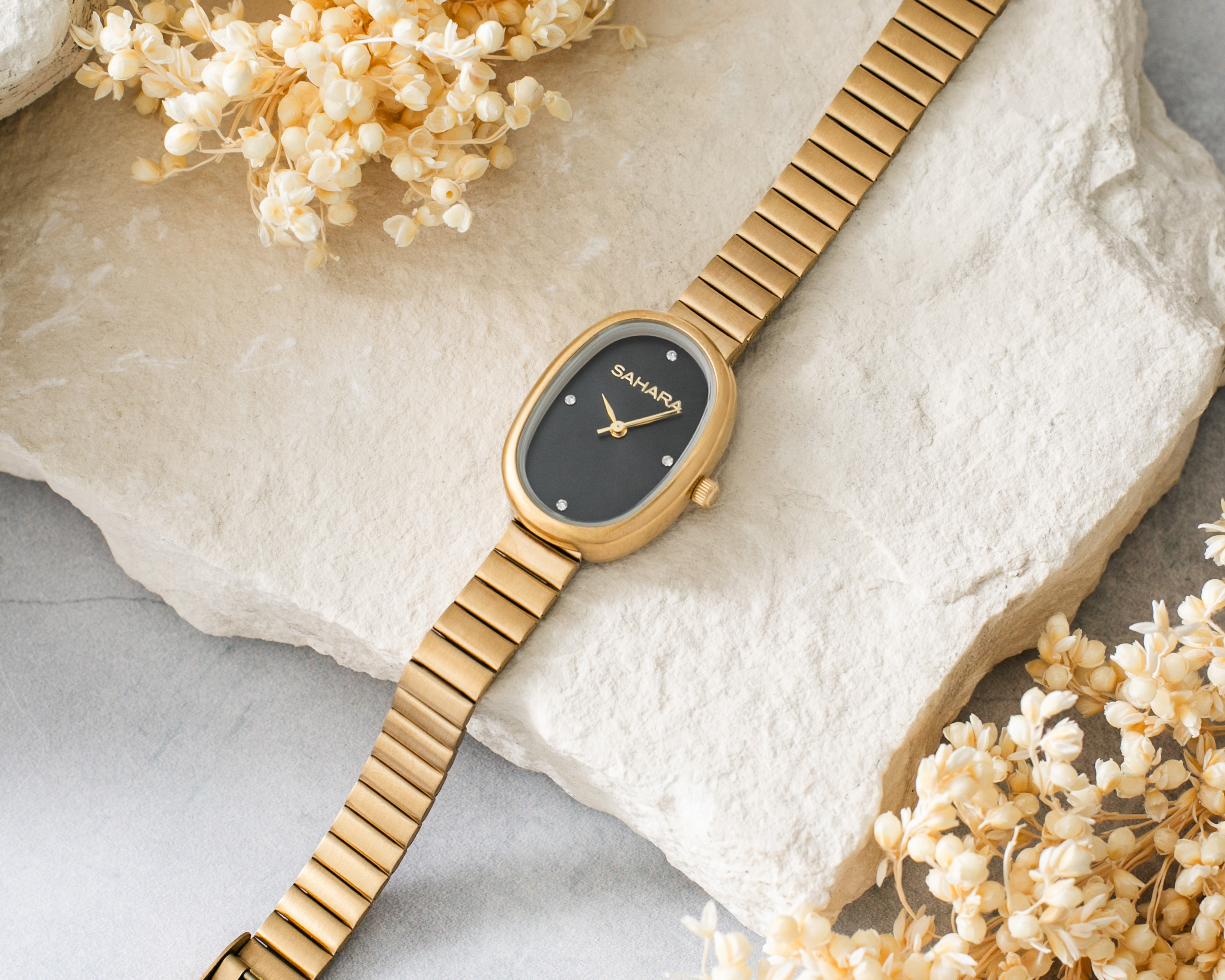Foto 6 pulgar | Foto 5 | Reloj para Mujer Sahara Dorado SHR-D-04078-24