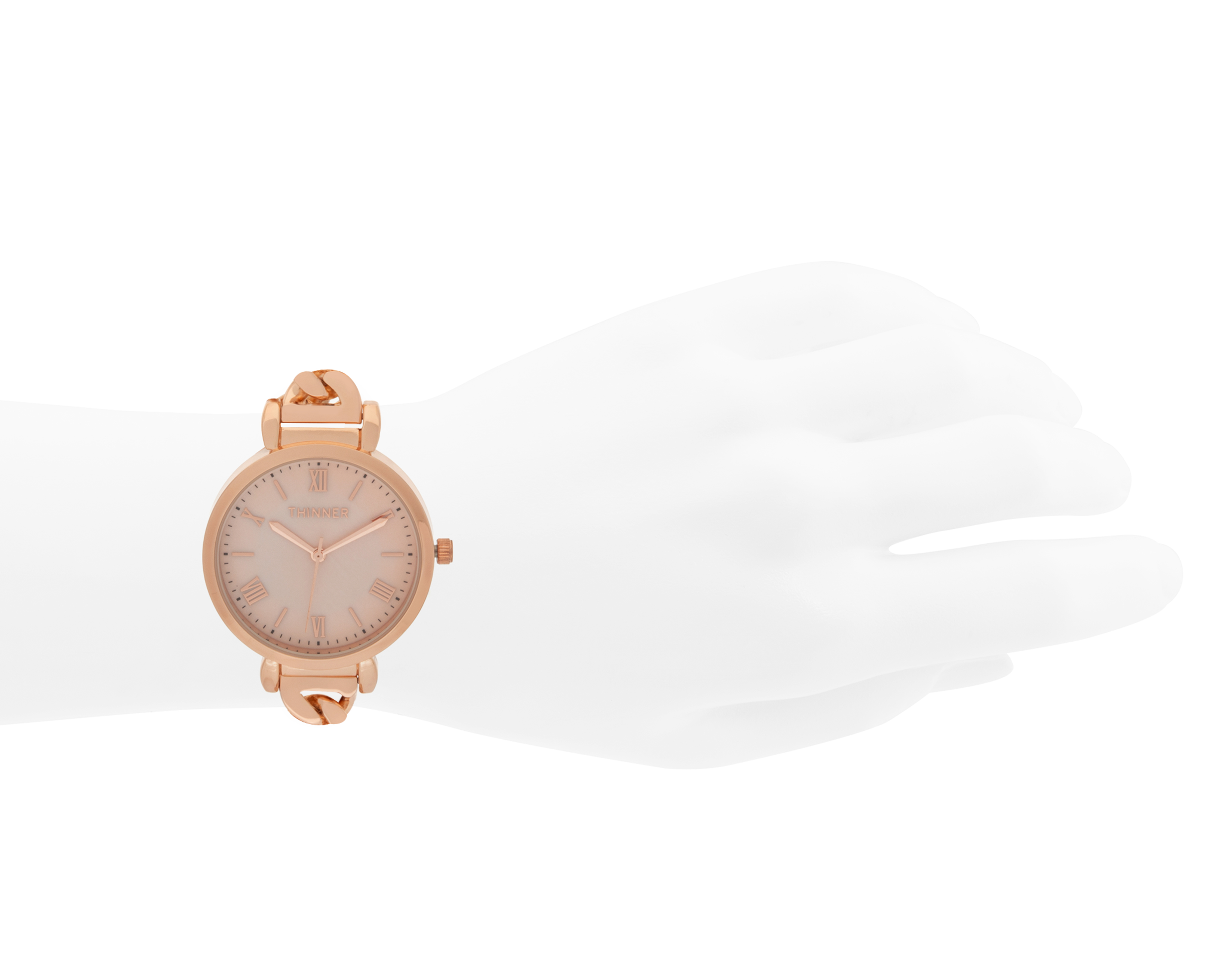 Foto 5 pulgar | Foto 4 | Reloj para Mujer Thinner Oro Rosa TNR-D-TAH-24