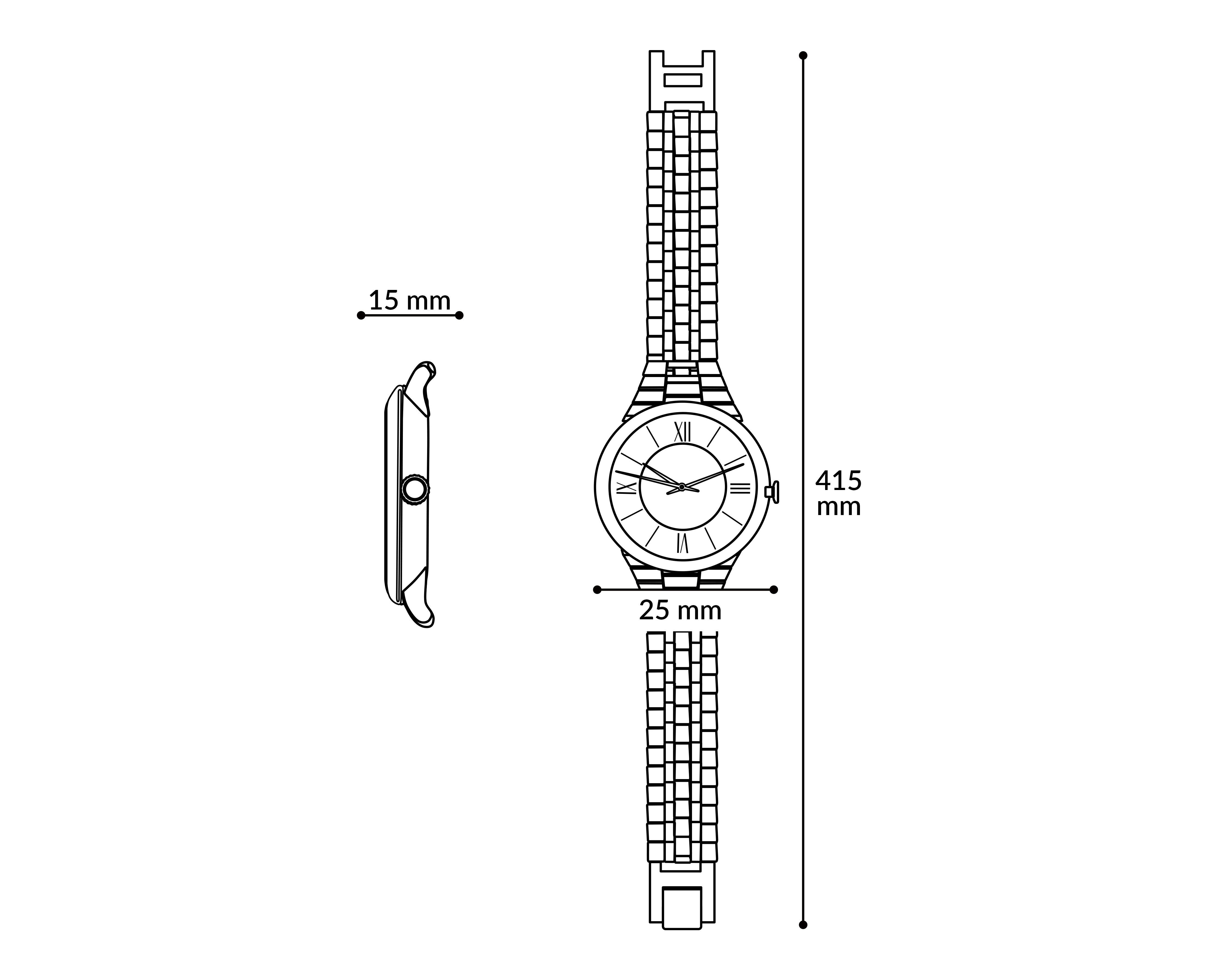 Foto 7 | Foto 7 | Reloj para Mujer Bebe Dorado BB-AMV24