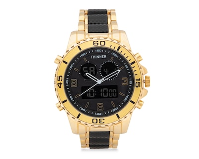 Foto 1 | Foto 1 | Reloj para Hombre Thinner Dorado TNR-P3547-24