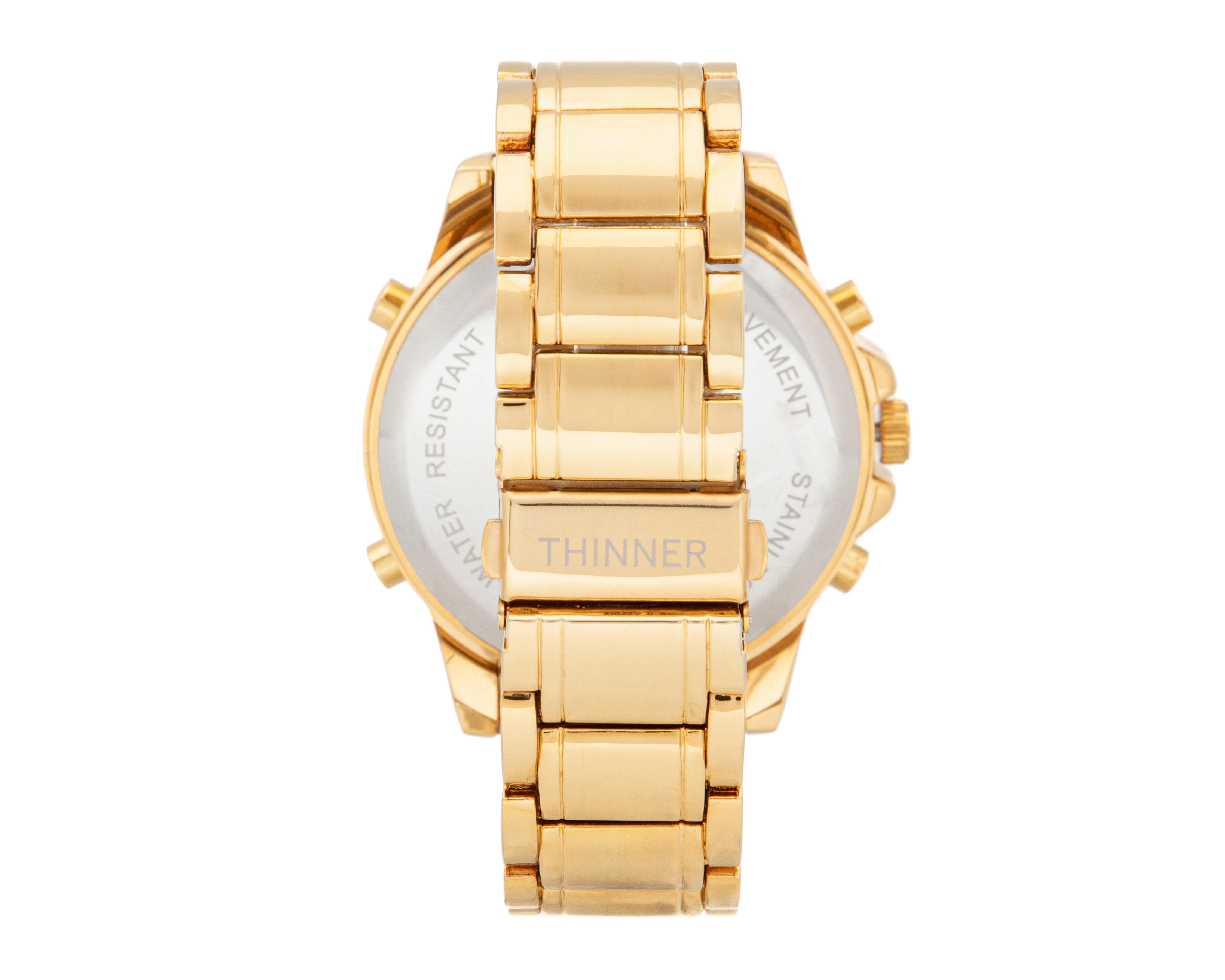 Foto 4 pulgar | Foto 3 | Reloj para Hombre Thinner Dorado TNR-P3547-24