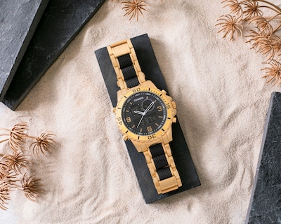 Foto 6 | Foto 6 | Reloj para Hombre Thinner Dorado TNR-P3547-24
