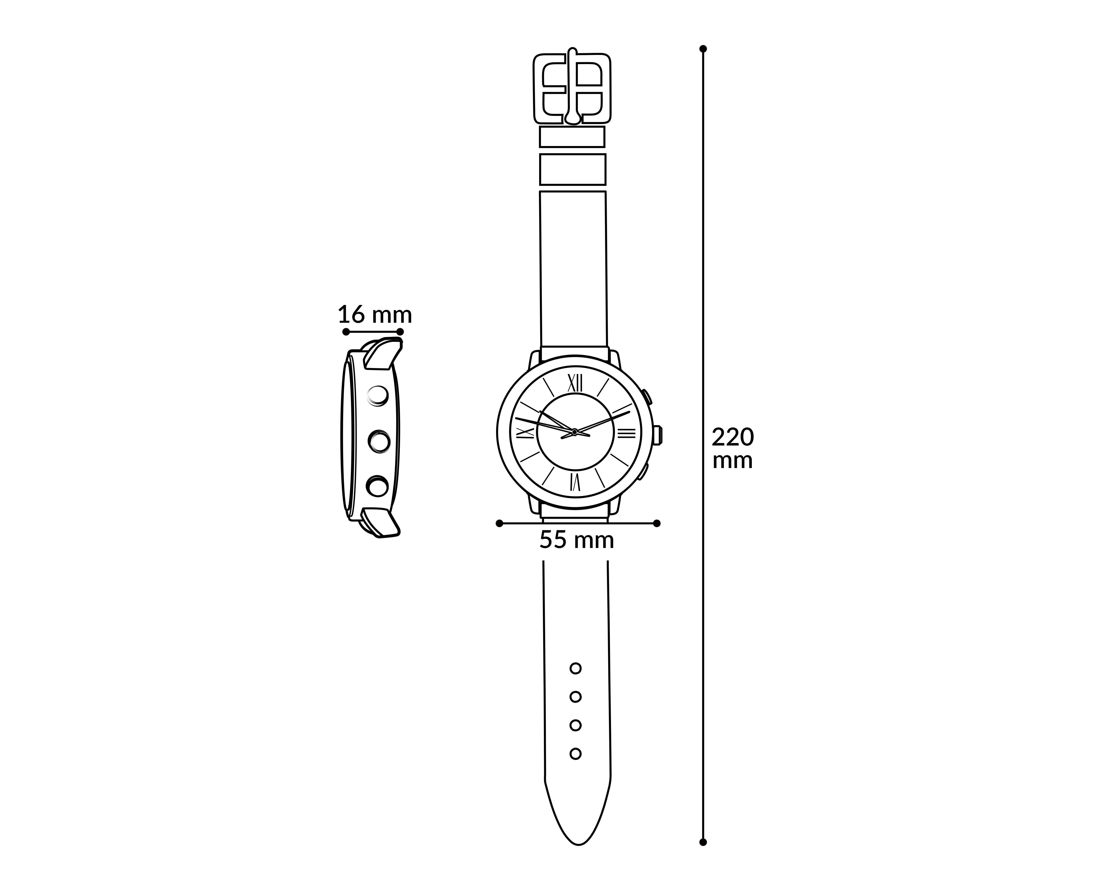 Foto 8 pulgar | Foto 7 | Reloj para Hombre Thinner Dorado TNR-P3547-24
