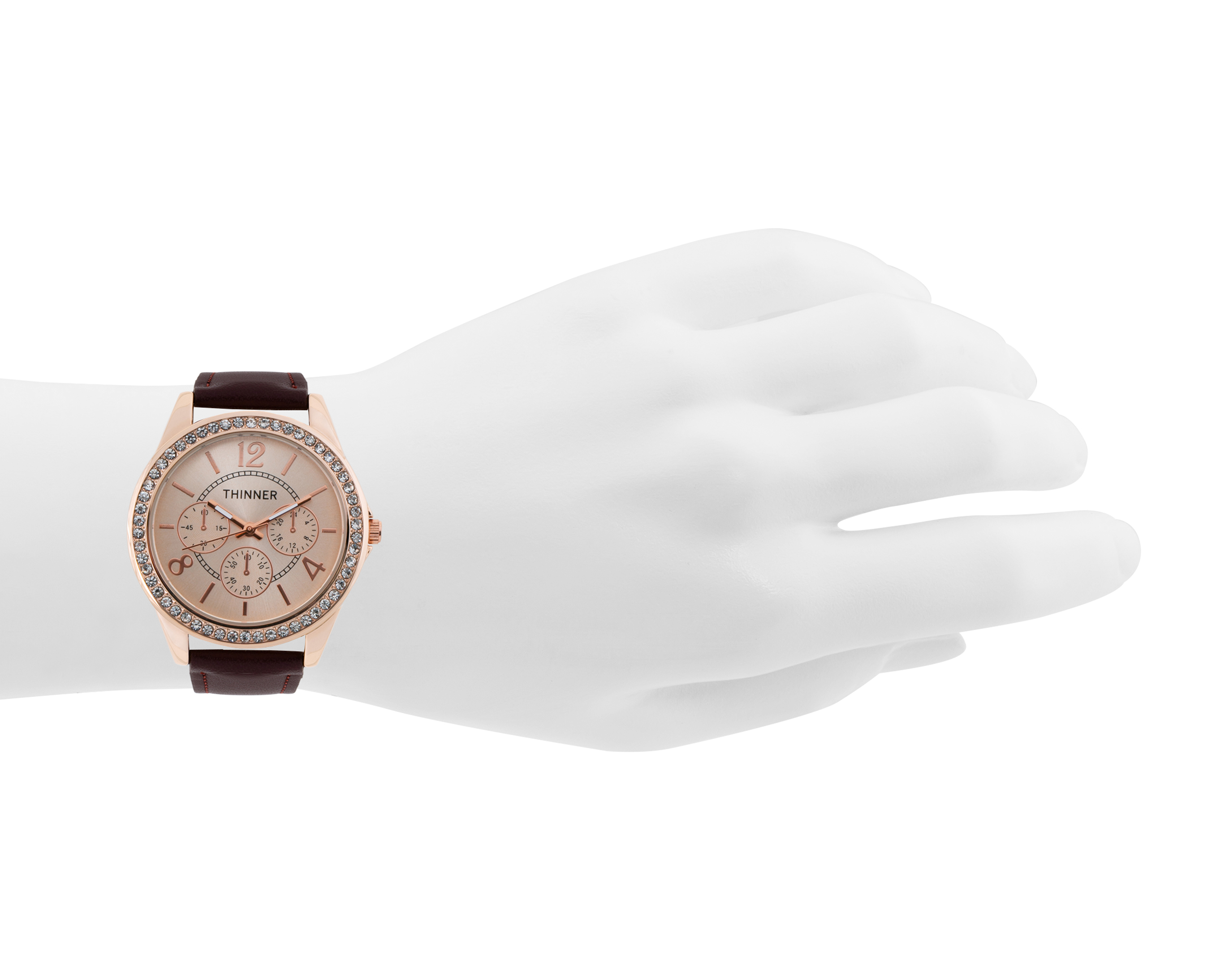 Foto 5 | Foto 5 | Reloj para Mujer Thinner Café TNR-D-131-24