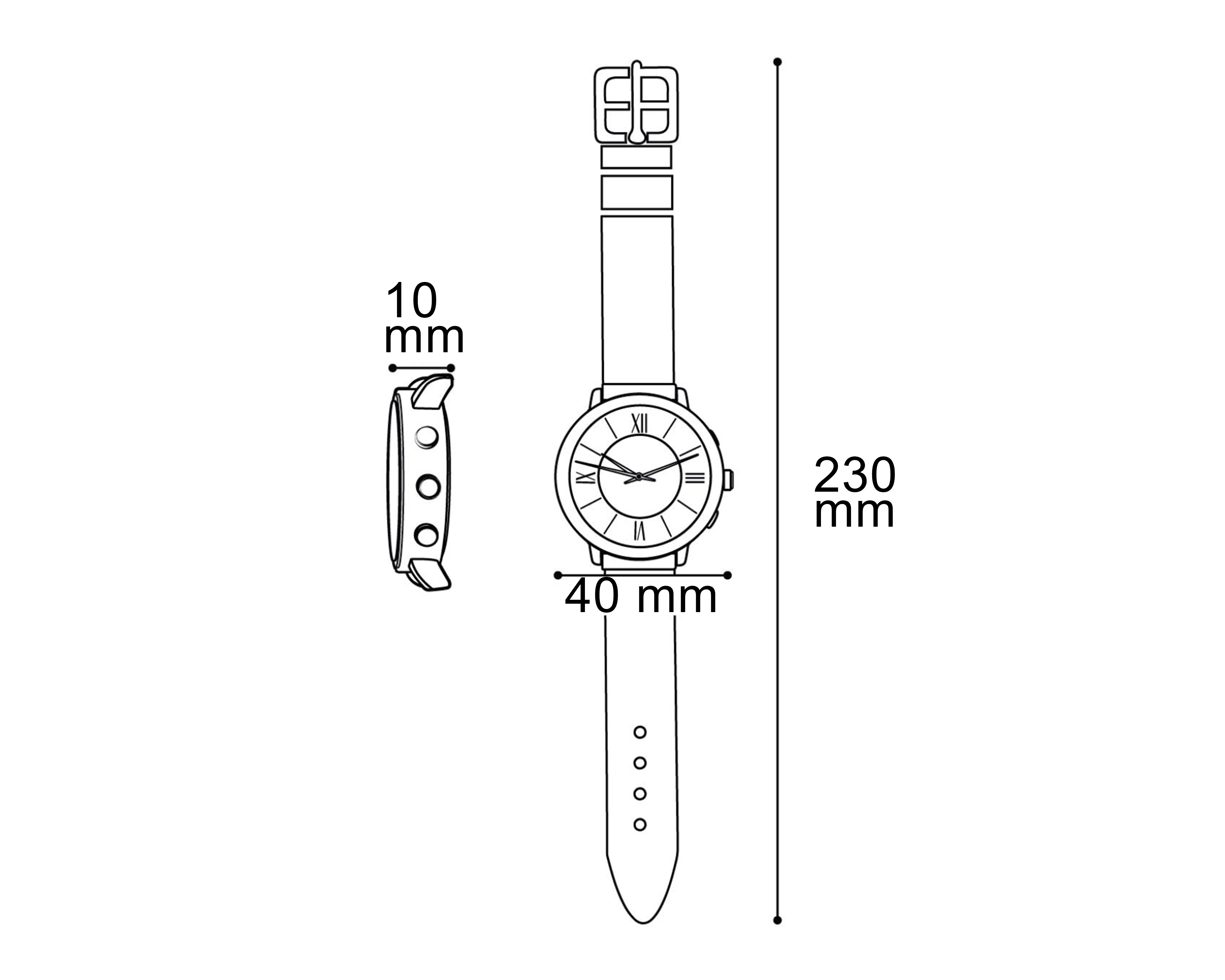 Foto 7 | Foto 7 | Reloj para Mujer Thinner Café TNR-D-131-24