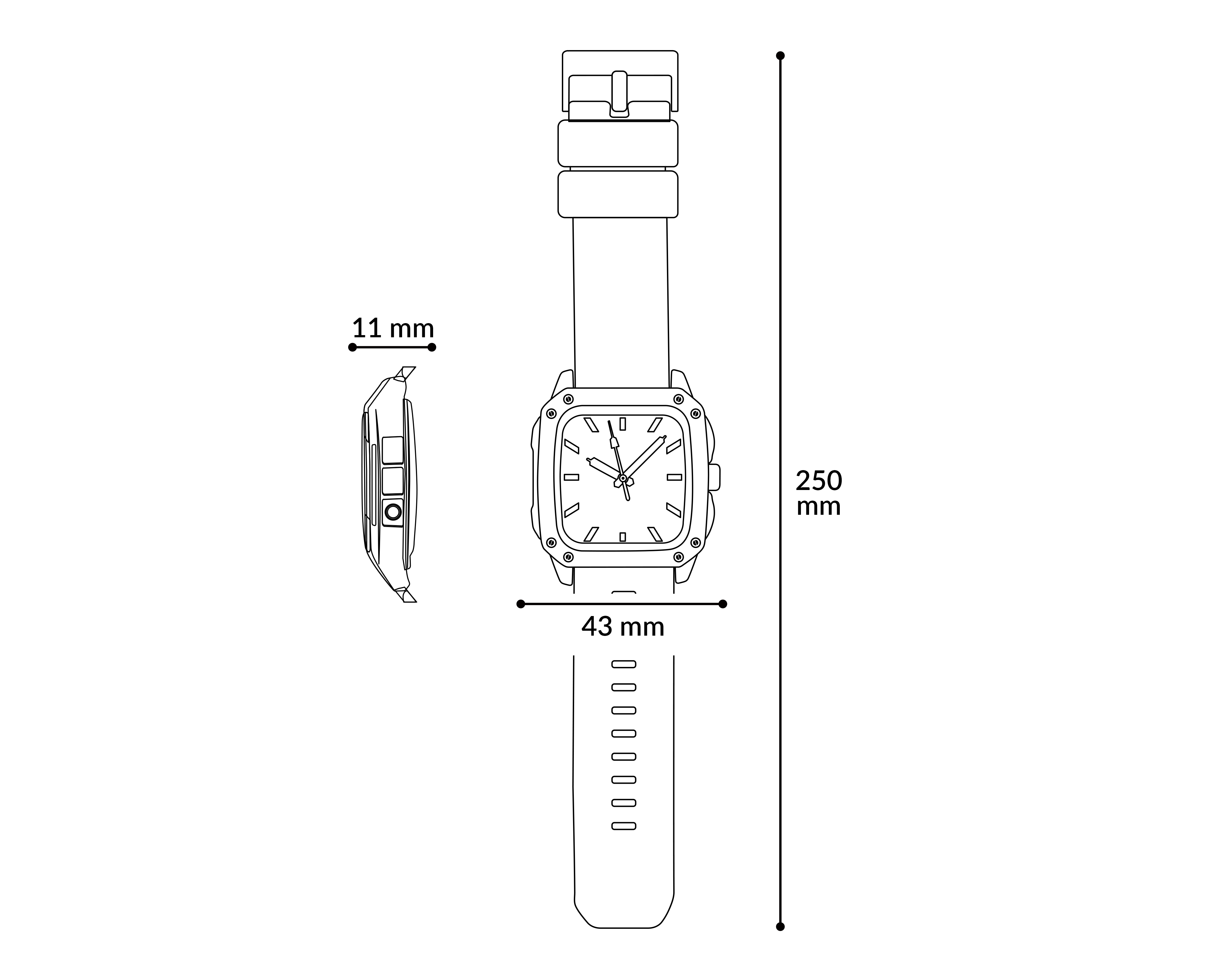 Foto 7 pulgar | Foto 6 | Reloj para Hombre Refill Negro RFL-C-BLCK-24