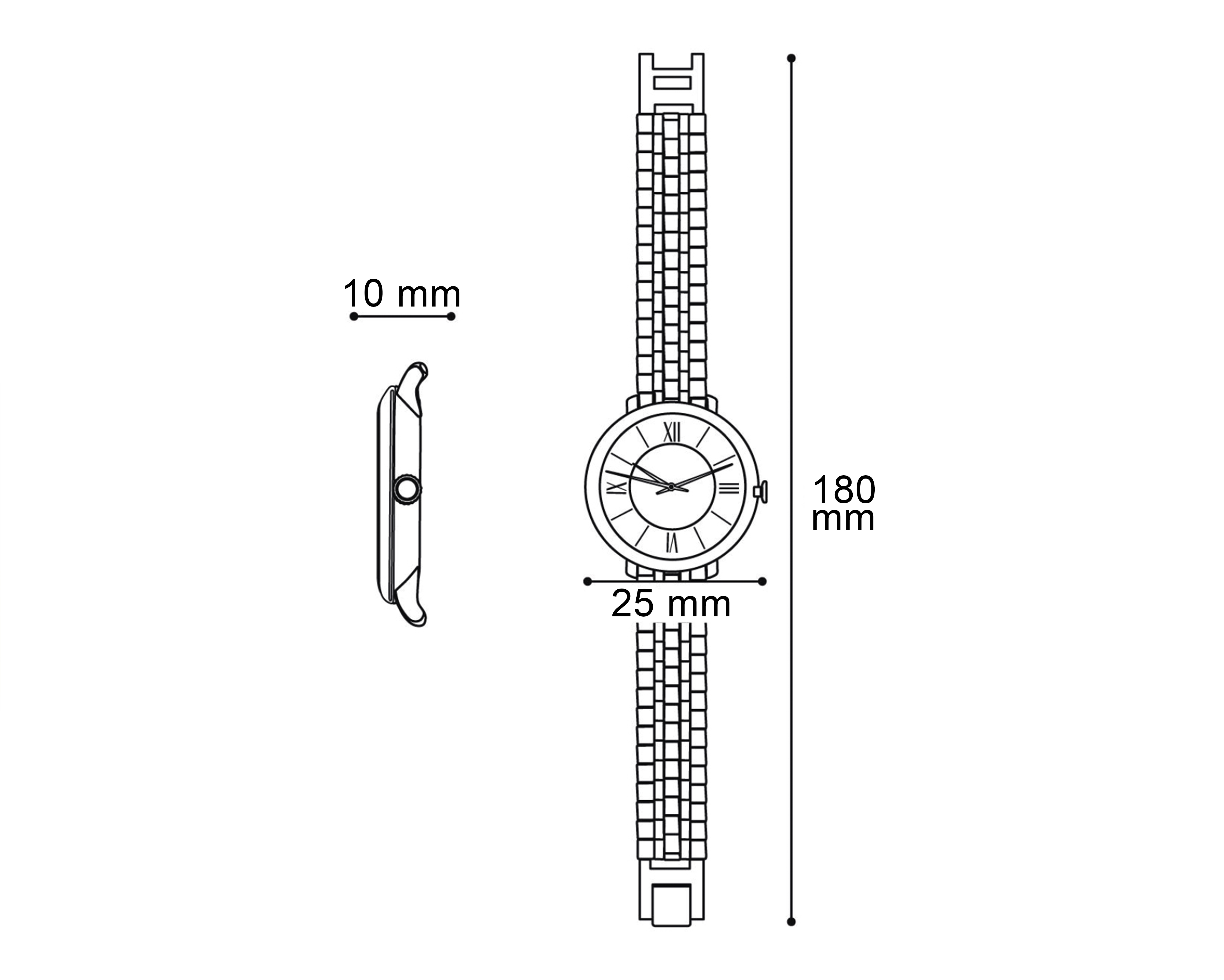 Foto 10 pulgar | Foto 9 | Reloj para Mujer Sahara Oro Rosa SHR-D-101-24 con 1 Accesorio