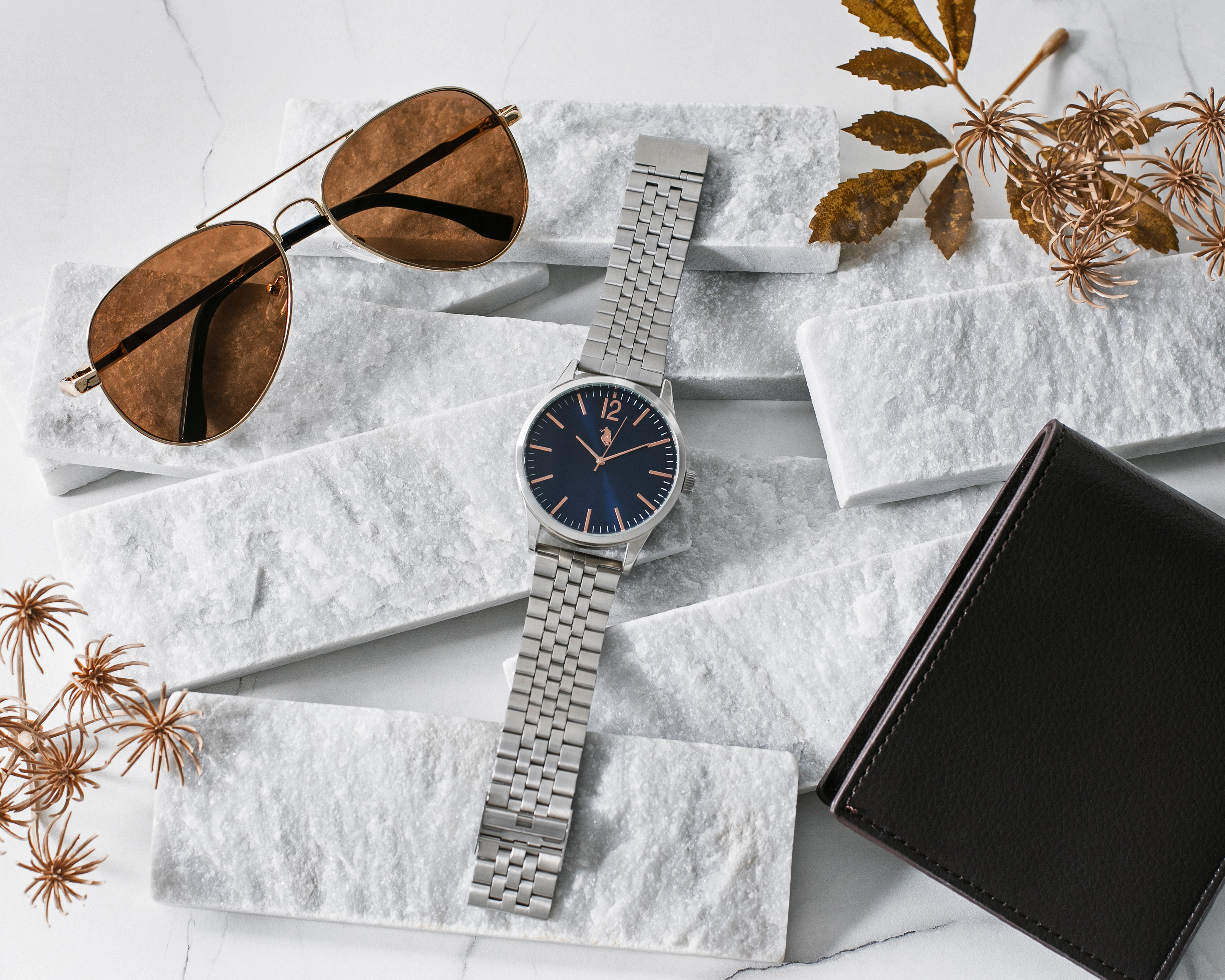 Foto 8 | Foto 8 | Set de Reloj para Hombre Polo Union Club con Lentes y Cartera