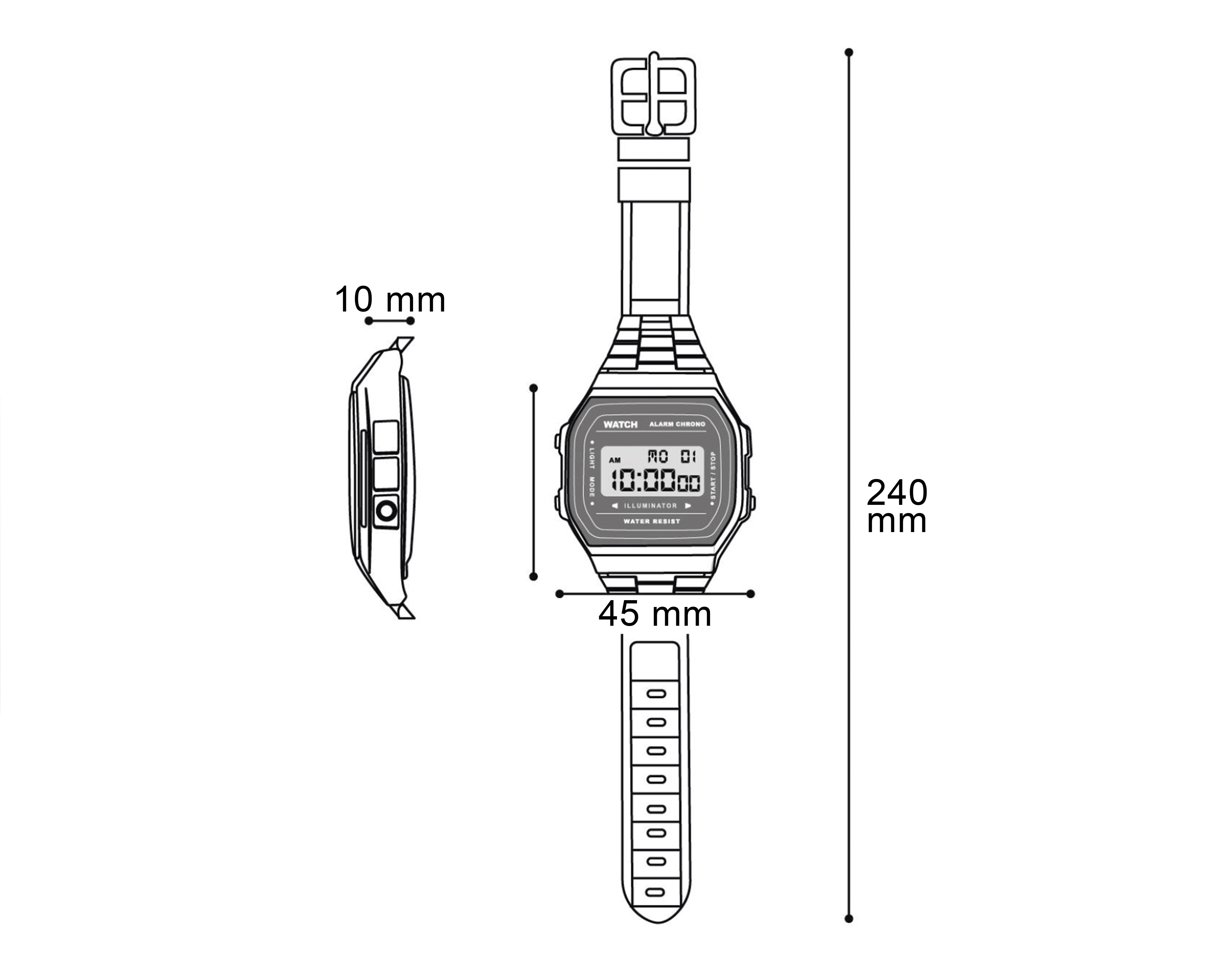 Foto 10 pulgar | Foto 9 | Reloj para Mujer Refill RFL-D-A1848-24 con 3 Accesorios