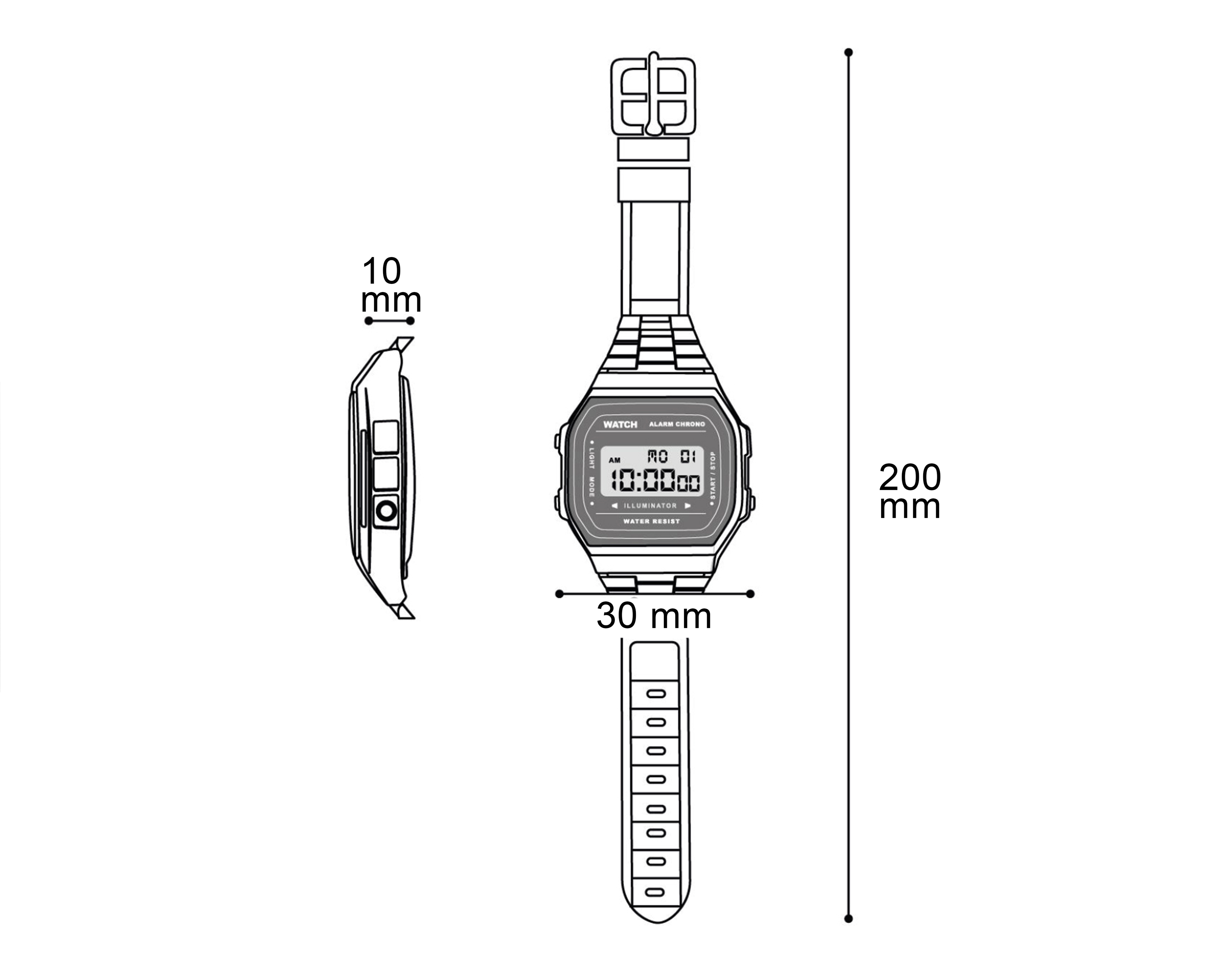 Foto 7 | Foto 7 | Reloj para Mujer Bebe Rosa BB-D-151-24