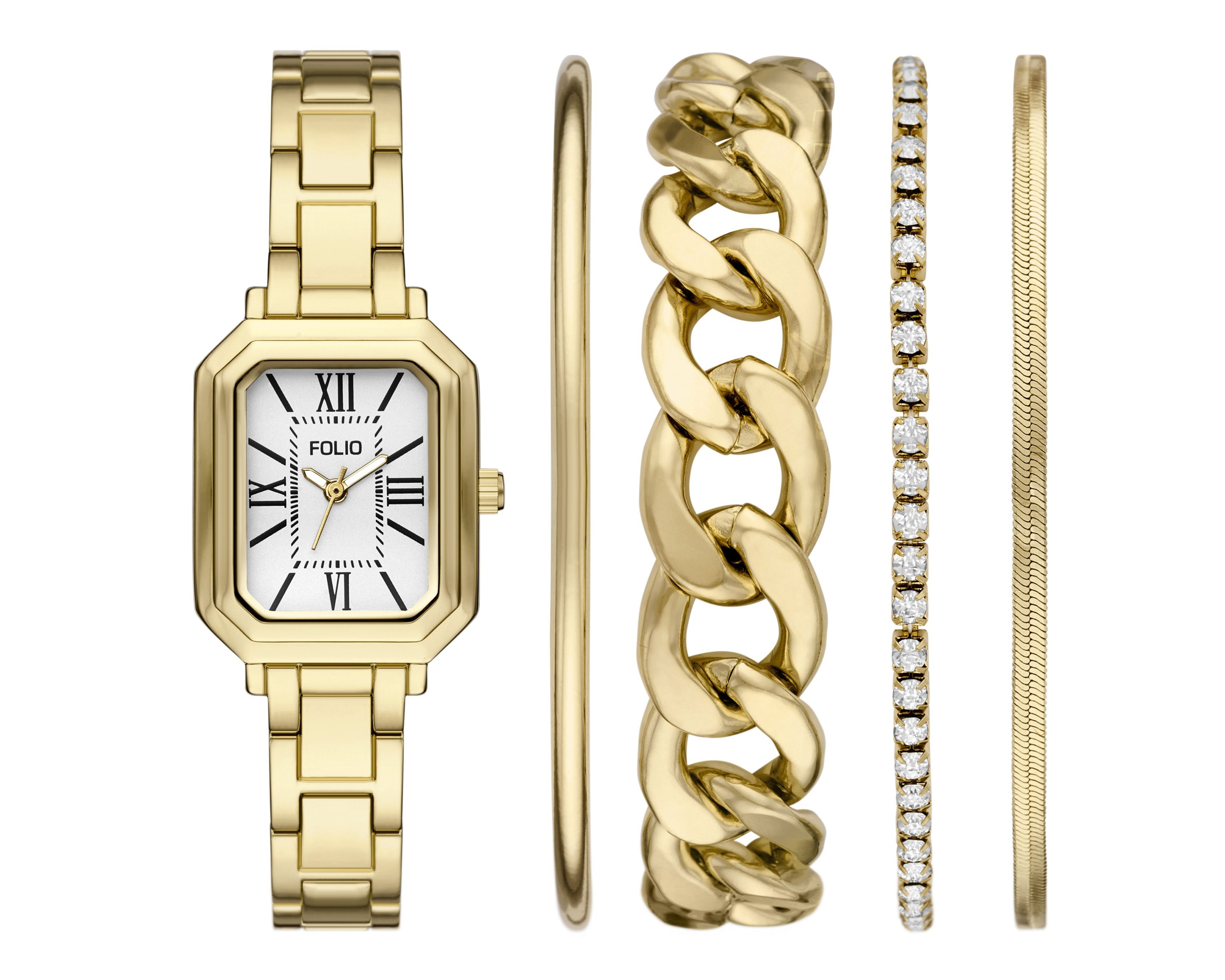Foto 2 pulgar | Foto 1 | Reloj para Mujer Folio FMDFL2051 con 4 Accesorios