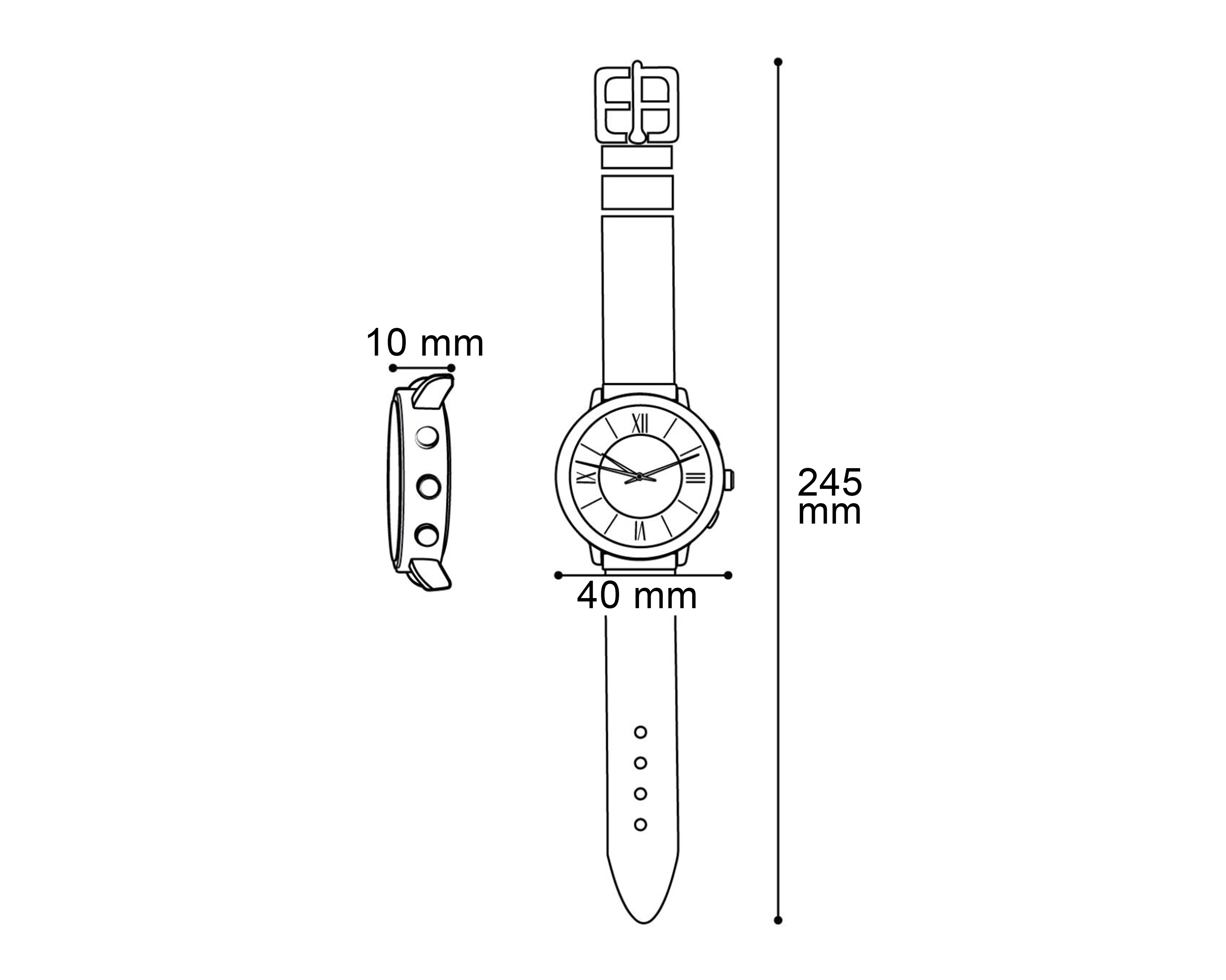 Foto 7 pulgar | Foto 6 | Reloj para Mujer Bebe Plateado BB-15821-24