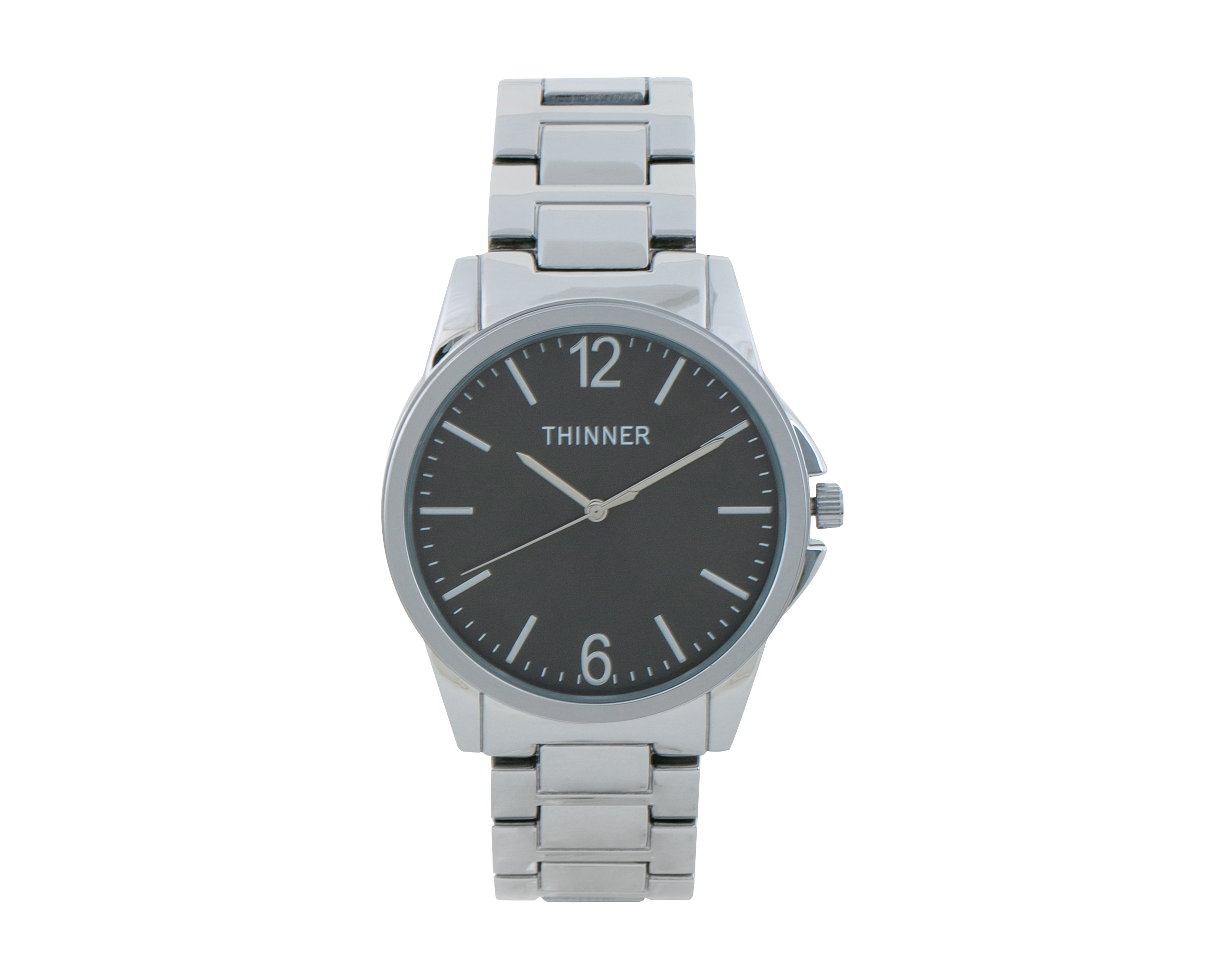 Foto 3 pulgar | Foto 2 | Reloj para Hombre Metálico Thinner 2 Piezas