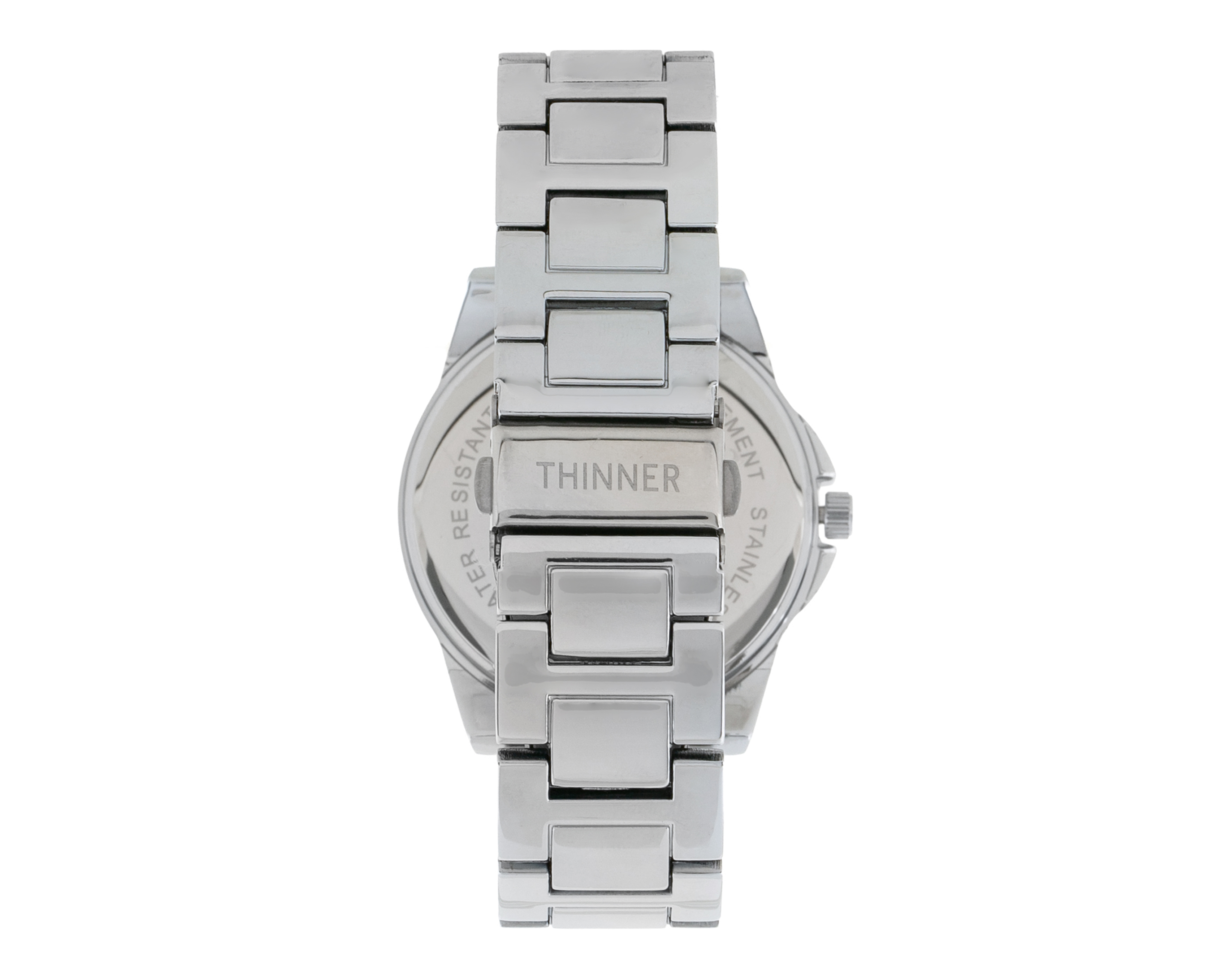 Foto 4 | Foto 4 | Reloj para Hombre Metálico Thinner 2 Piezas
