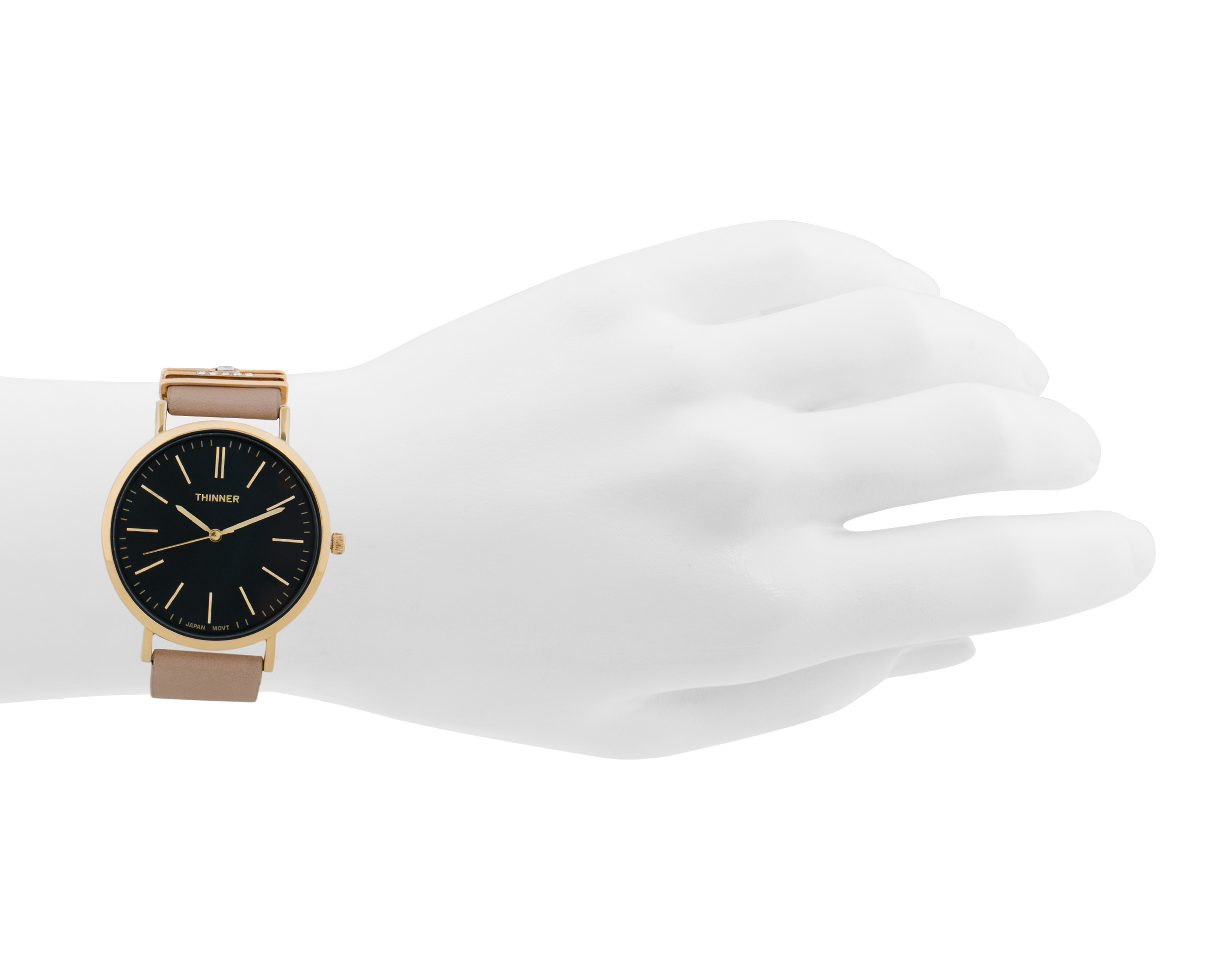 Foto 4 | Foto 4 | Reloj para Mujer Thinner Beige TNR-15830-24