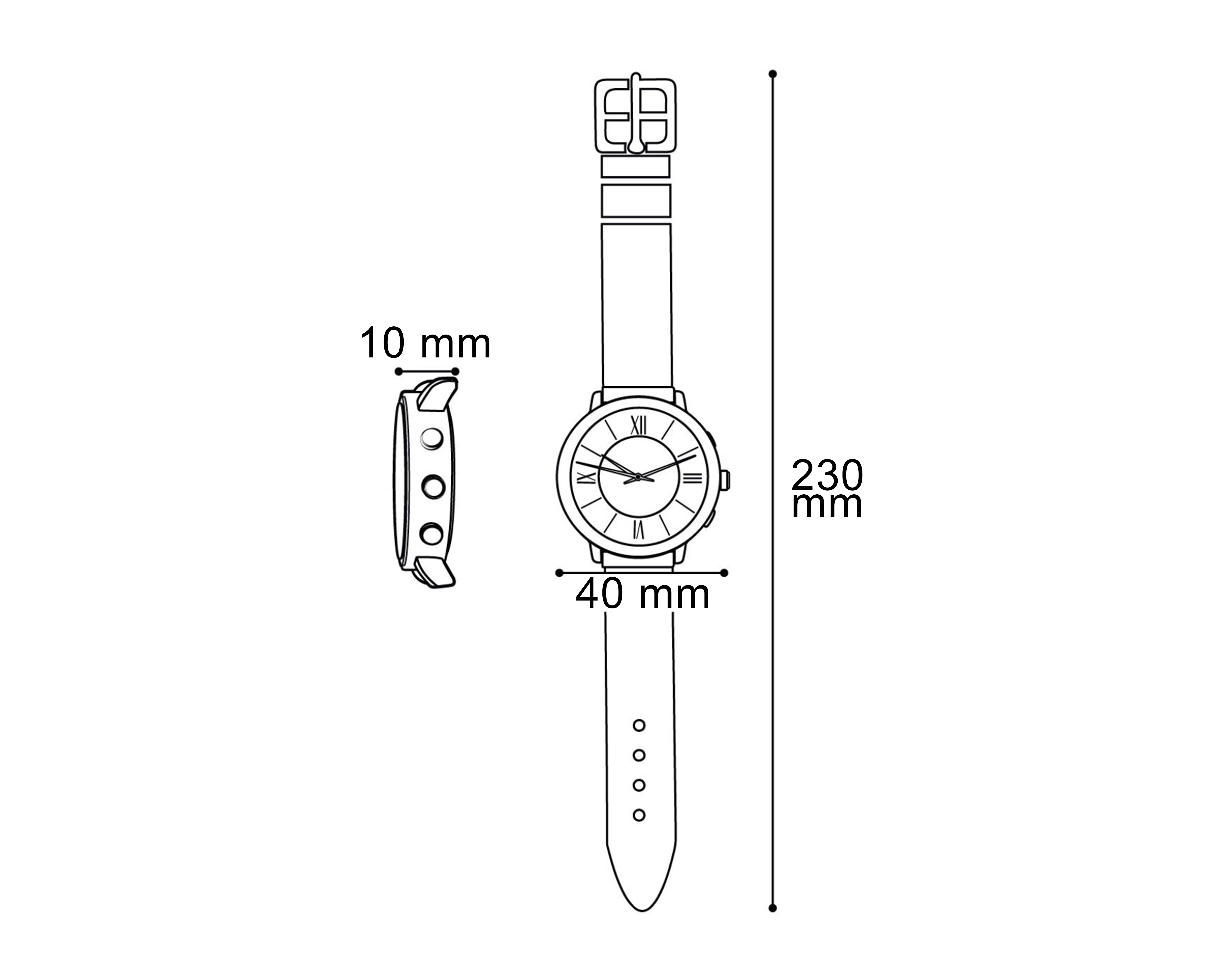 Foto 7 pulgar | Foto 6 | Reloj para Mujer Thinner Beige TNR-15830-24