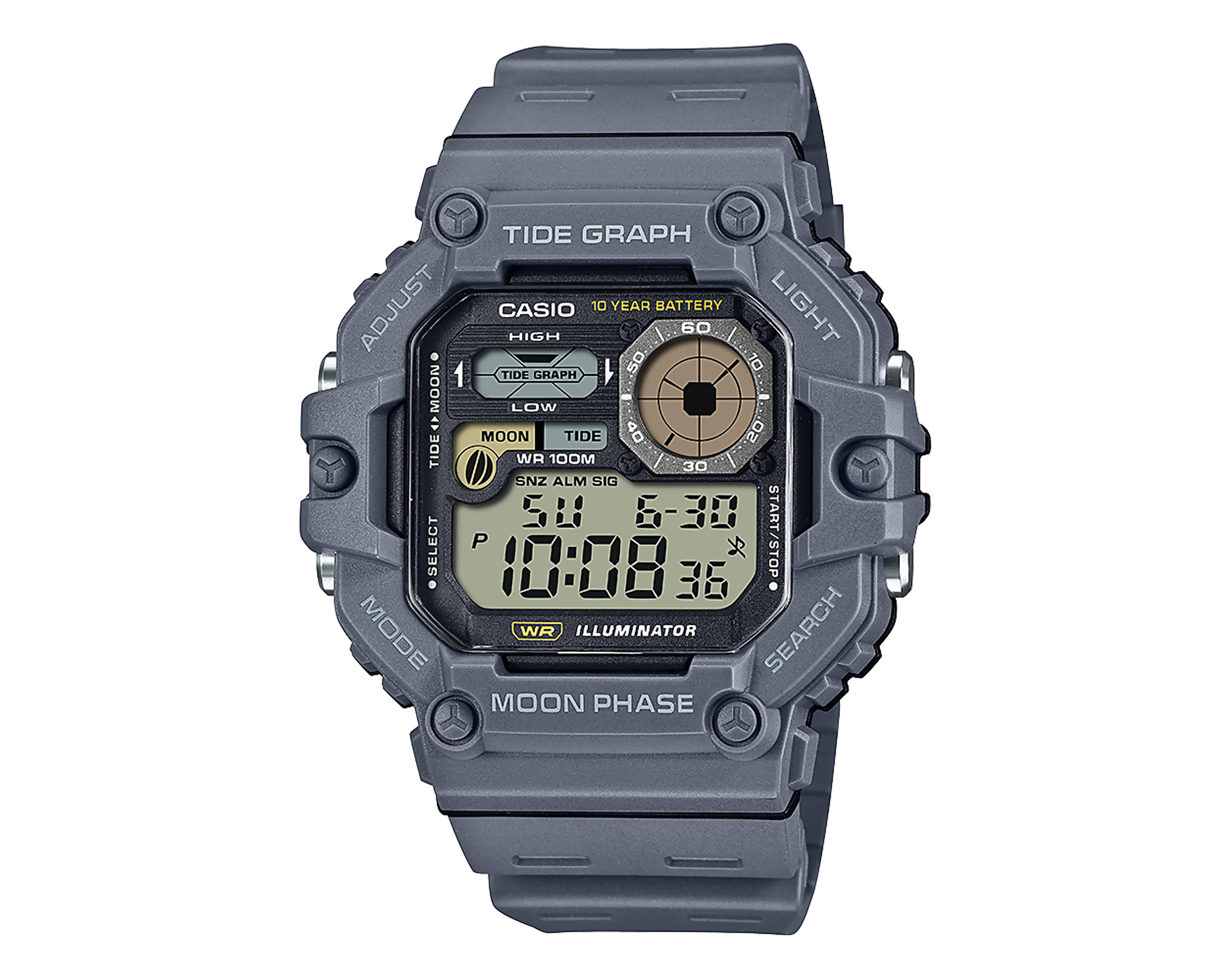 Foto 2 pulgar | Foto 1 | Reloj para Hombre Casio Gris WS-1700H-8AVCF