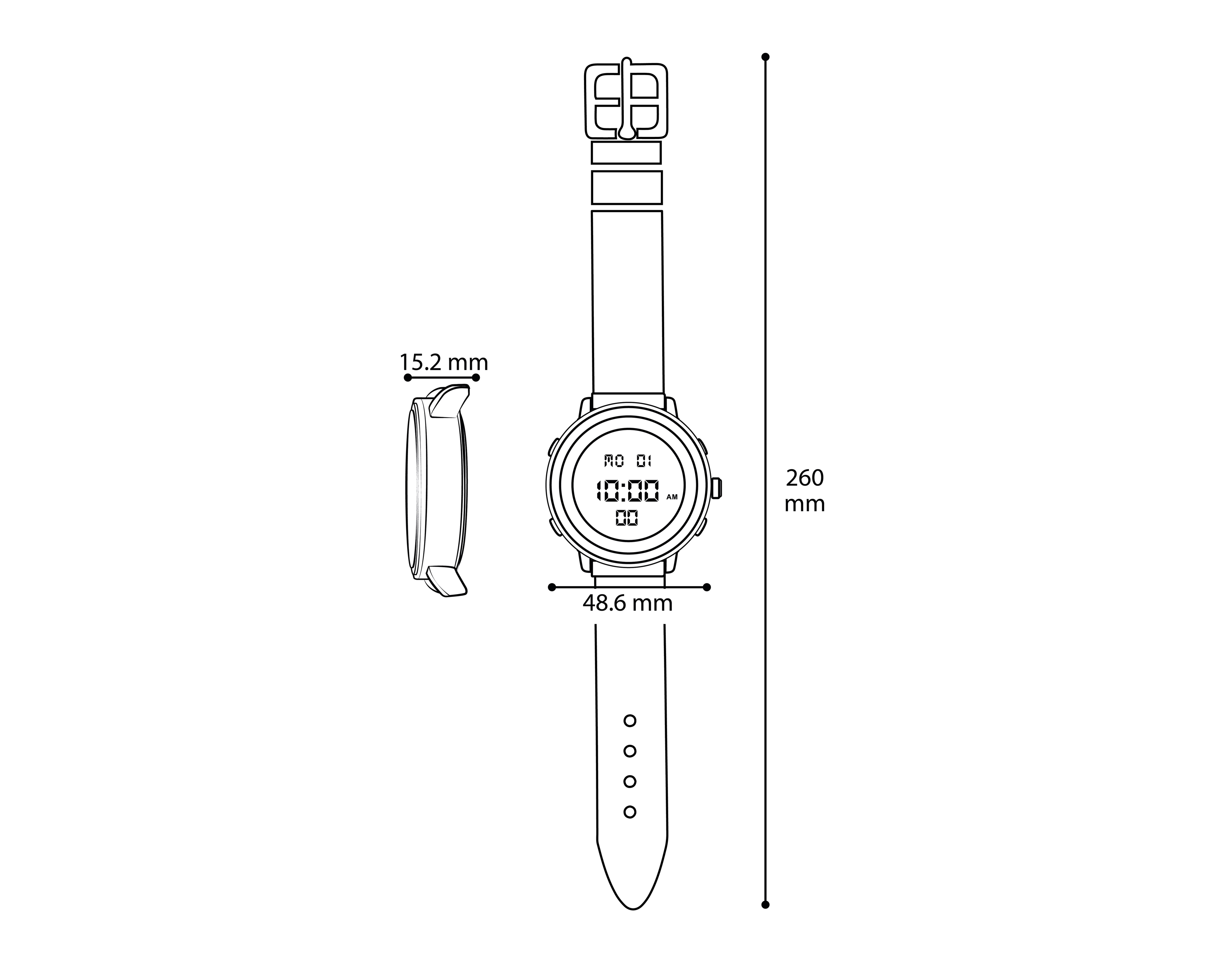 Foto 6 pulgar | Foto 5 | Reloj para Hombre Casio Gris WS-1700H-8AVCF