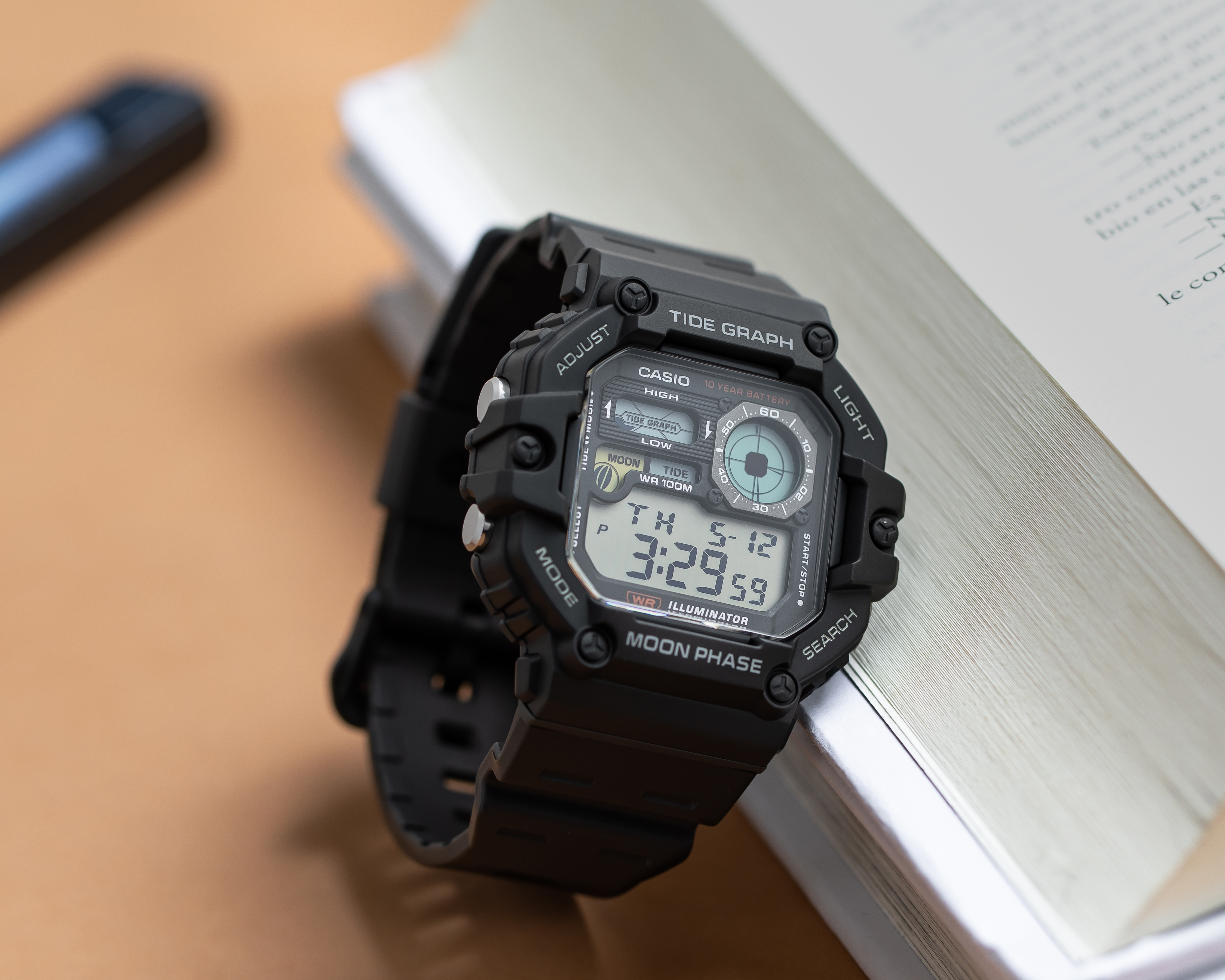 Foto 5 pulgar | Foto 4 | Reloj para Hombre Casio Negro WS-1700H-1AVCF