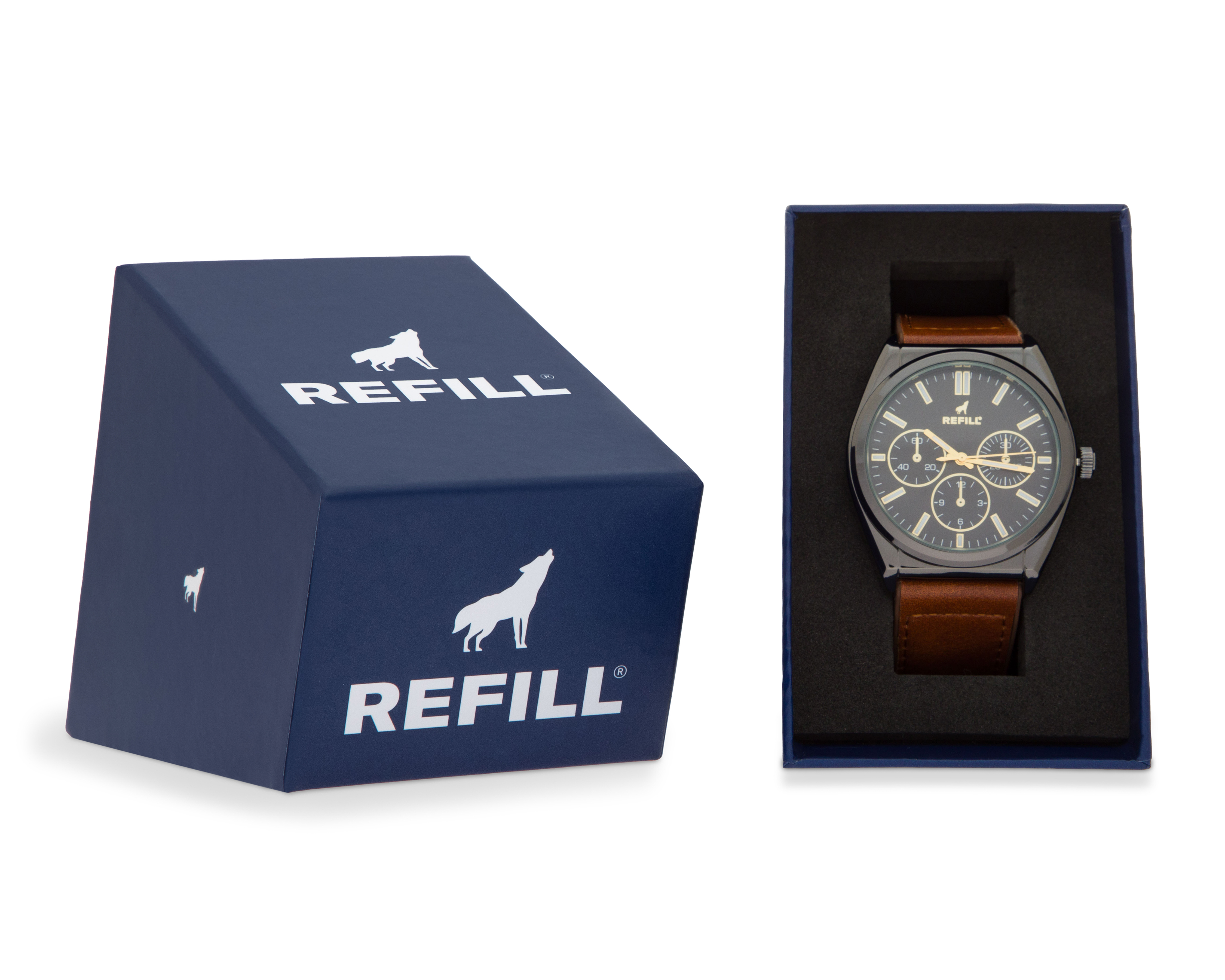 Foto 6 pulgar | Foto 5 | Reloj Refill para Hombre RFL-FM01-24 Café