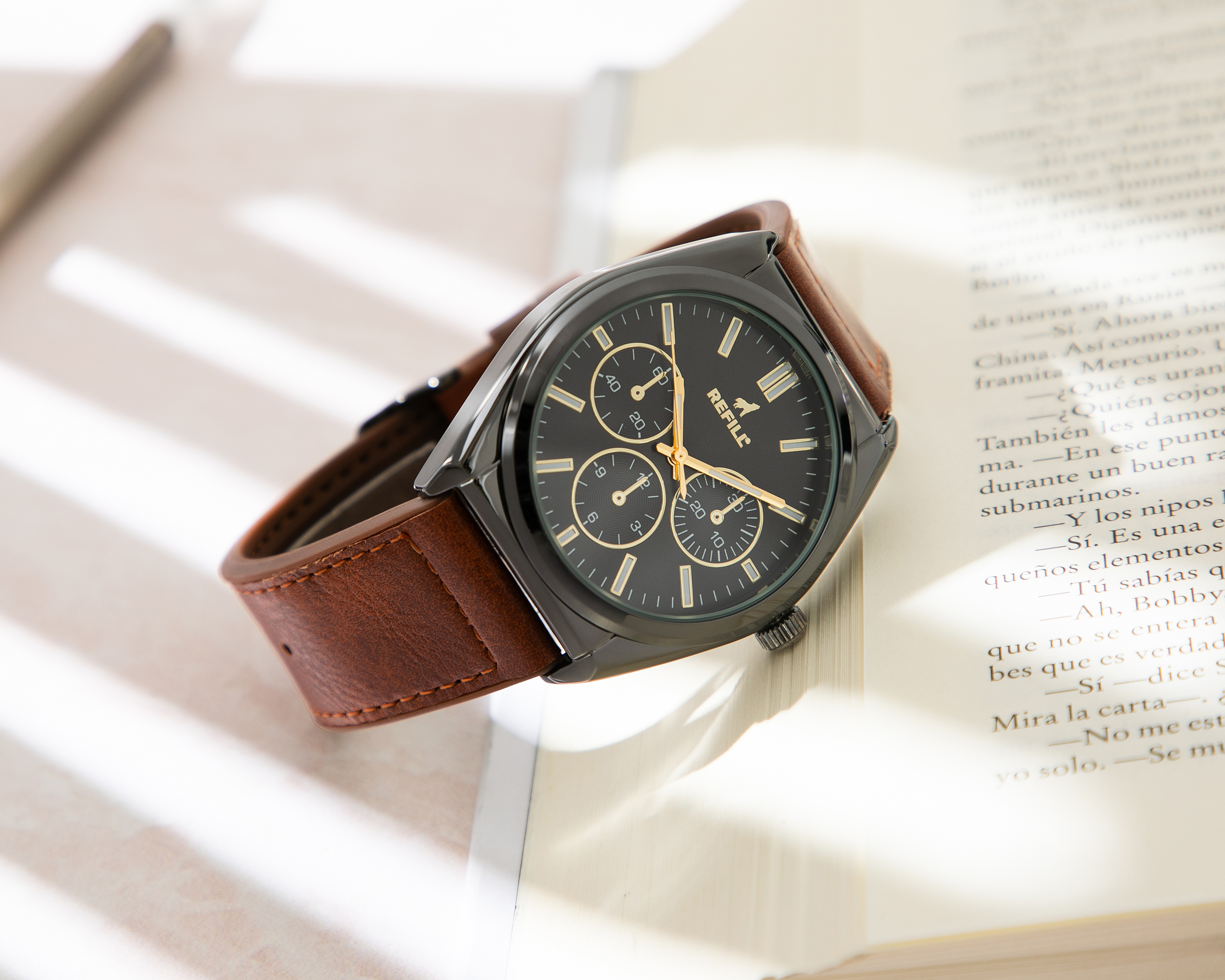 Foto 6 | Foto 6 | Reloj Refill para Hombre RFL-FM01-24 Café