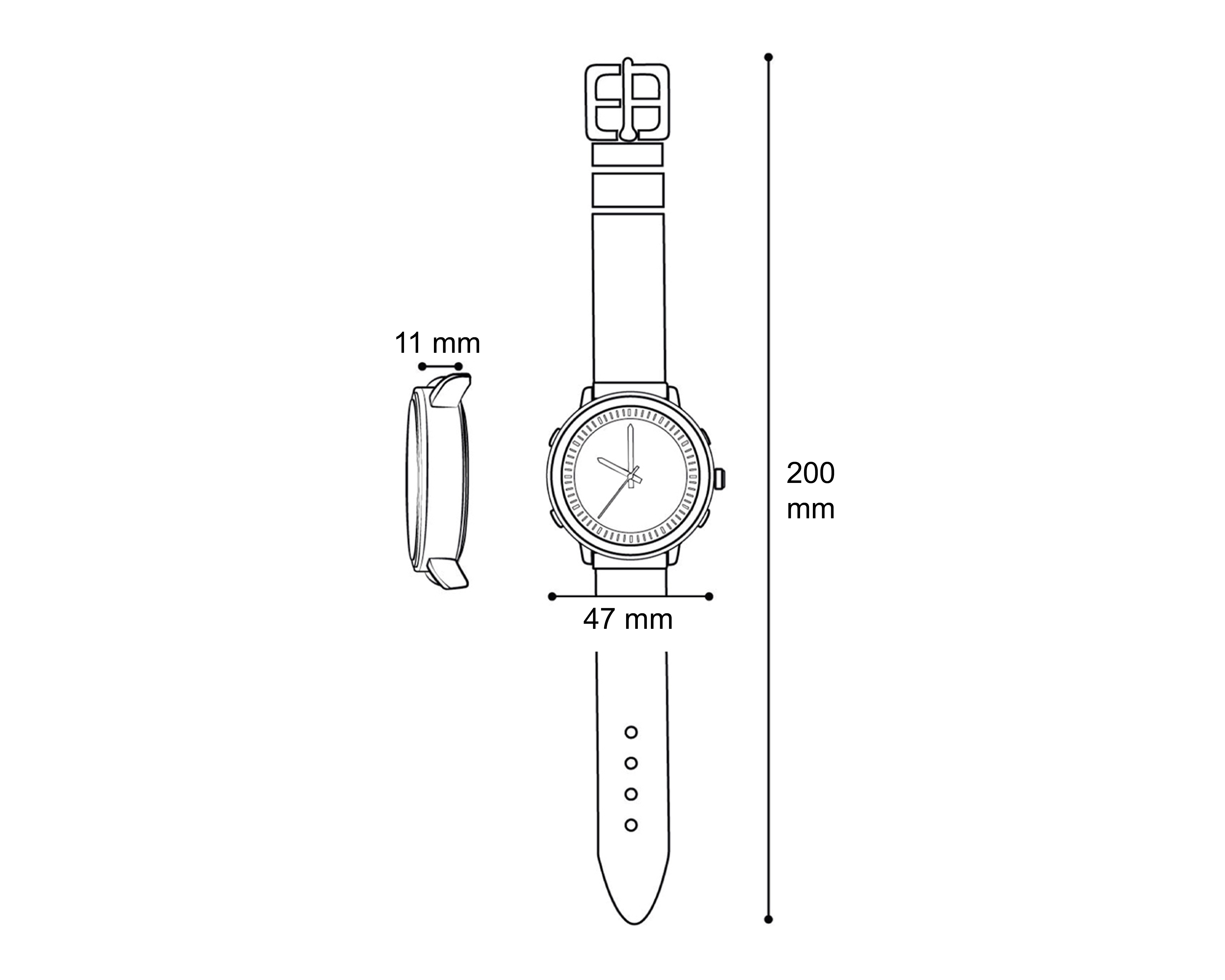Foto 8 pulgar | Foto 7 | Reloj Refill para Hombre RFL-FMRE-DIG-24 Negro
