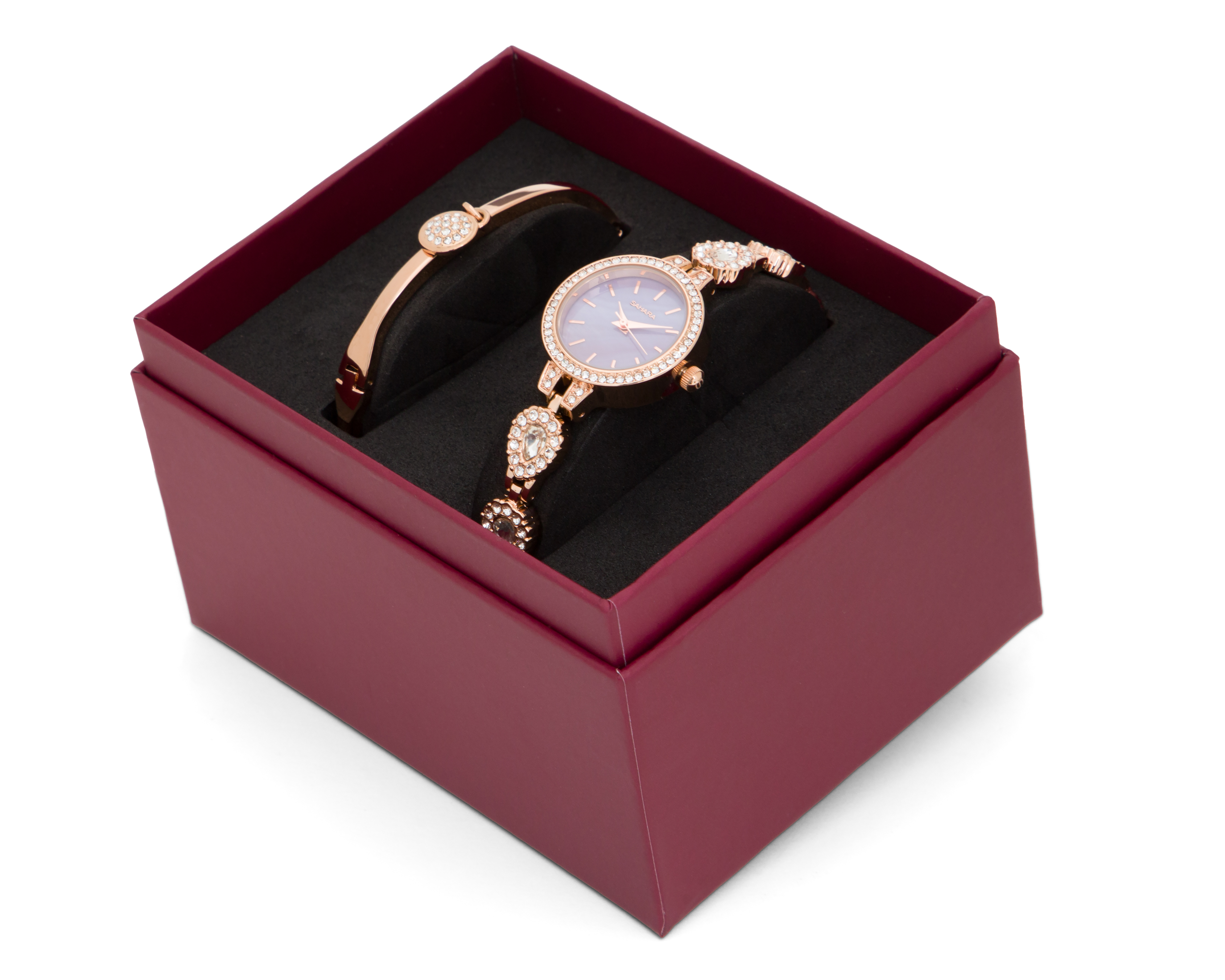 Foto 8 pulgar | Foto 7 | Reloj Sahara para Mujer SHR-FMD-PURPLE-24 con 1 Accesorio