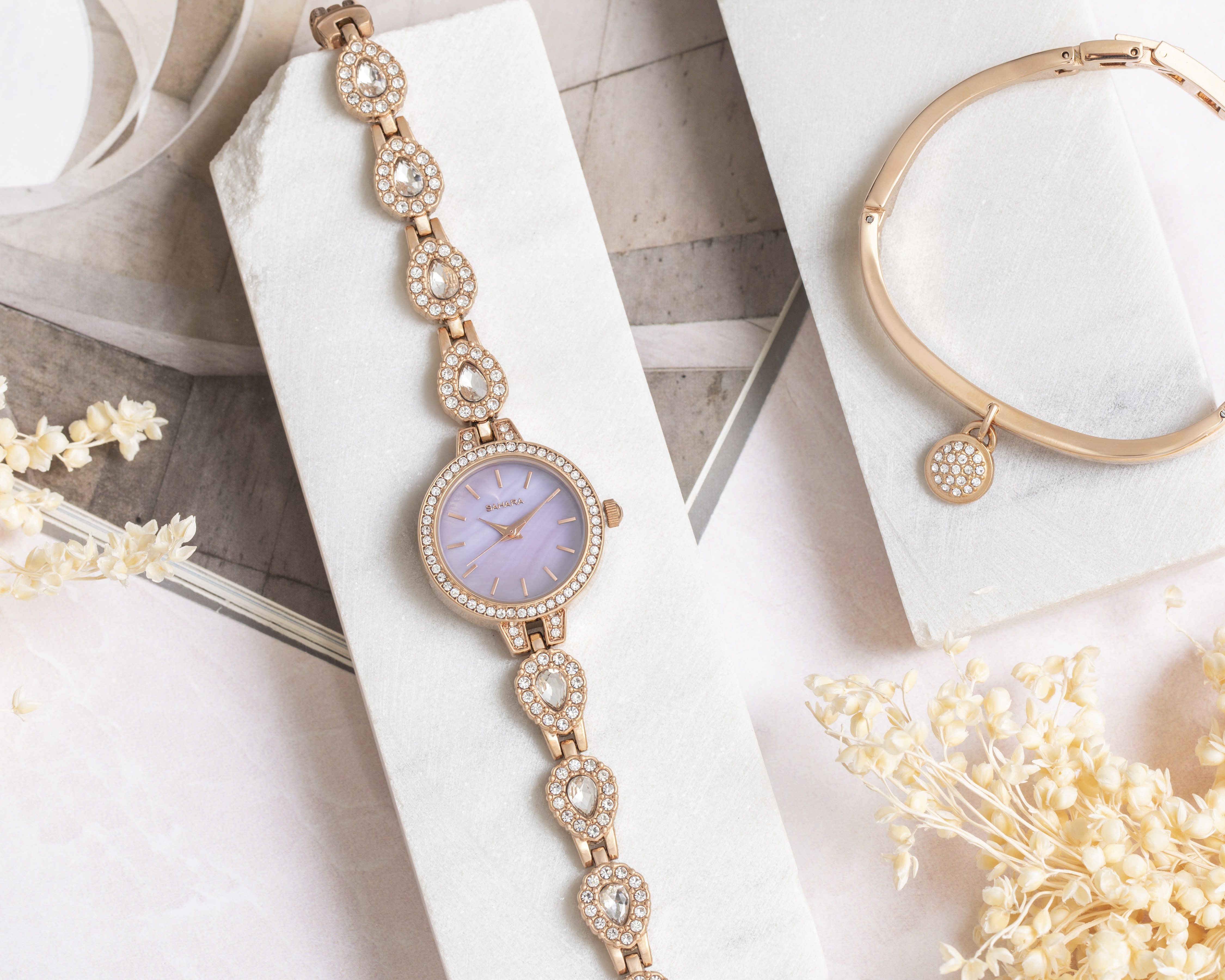 Foto 8 | Foto 8 | Reloj Sahara para Mujer SHR-FMD-PURPLE-24 con 1 Accesorio