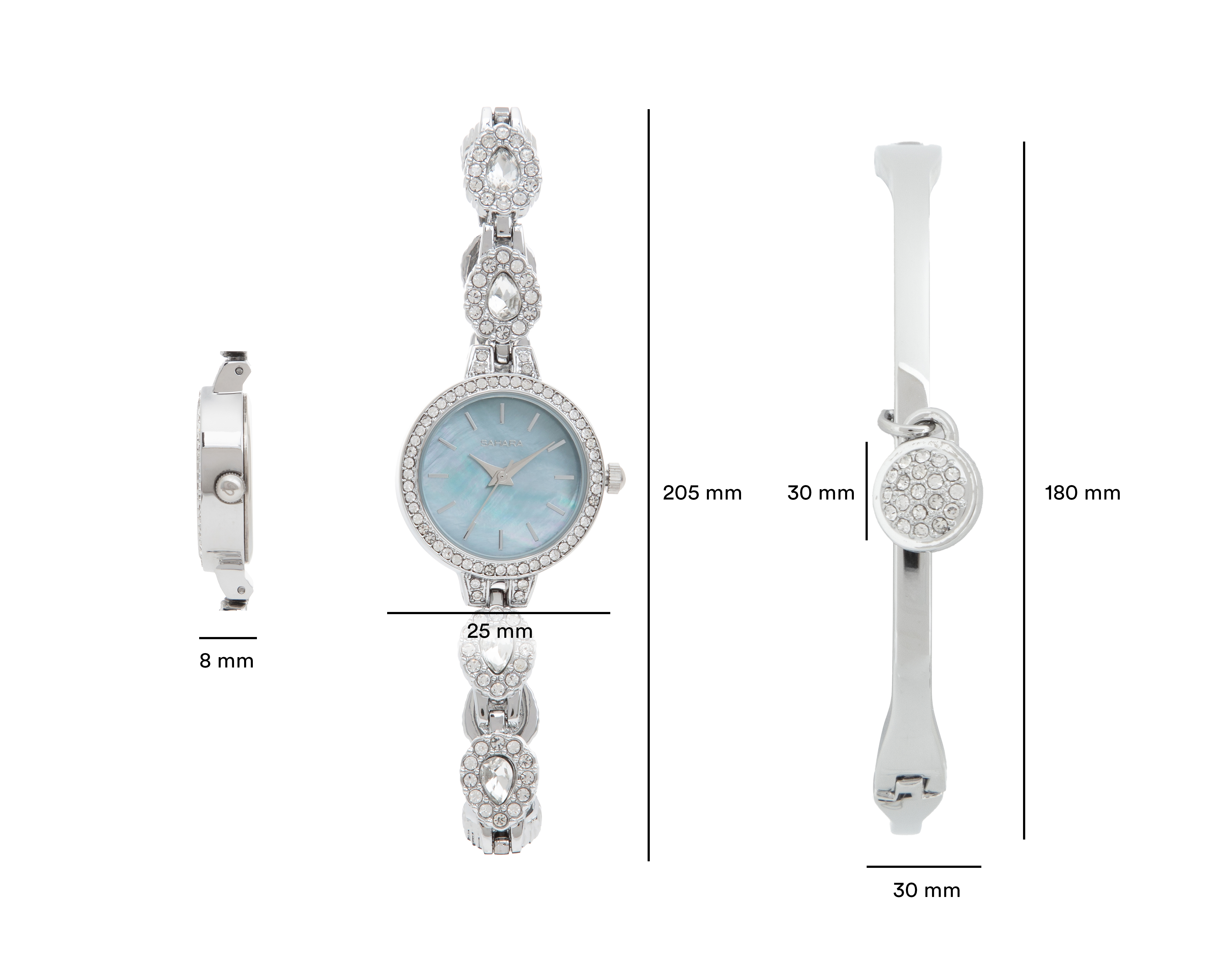 Foto 10 pulgar | Foto 9 | Reloj Sahara para Mujer con Pulsera