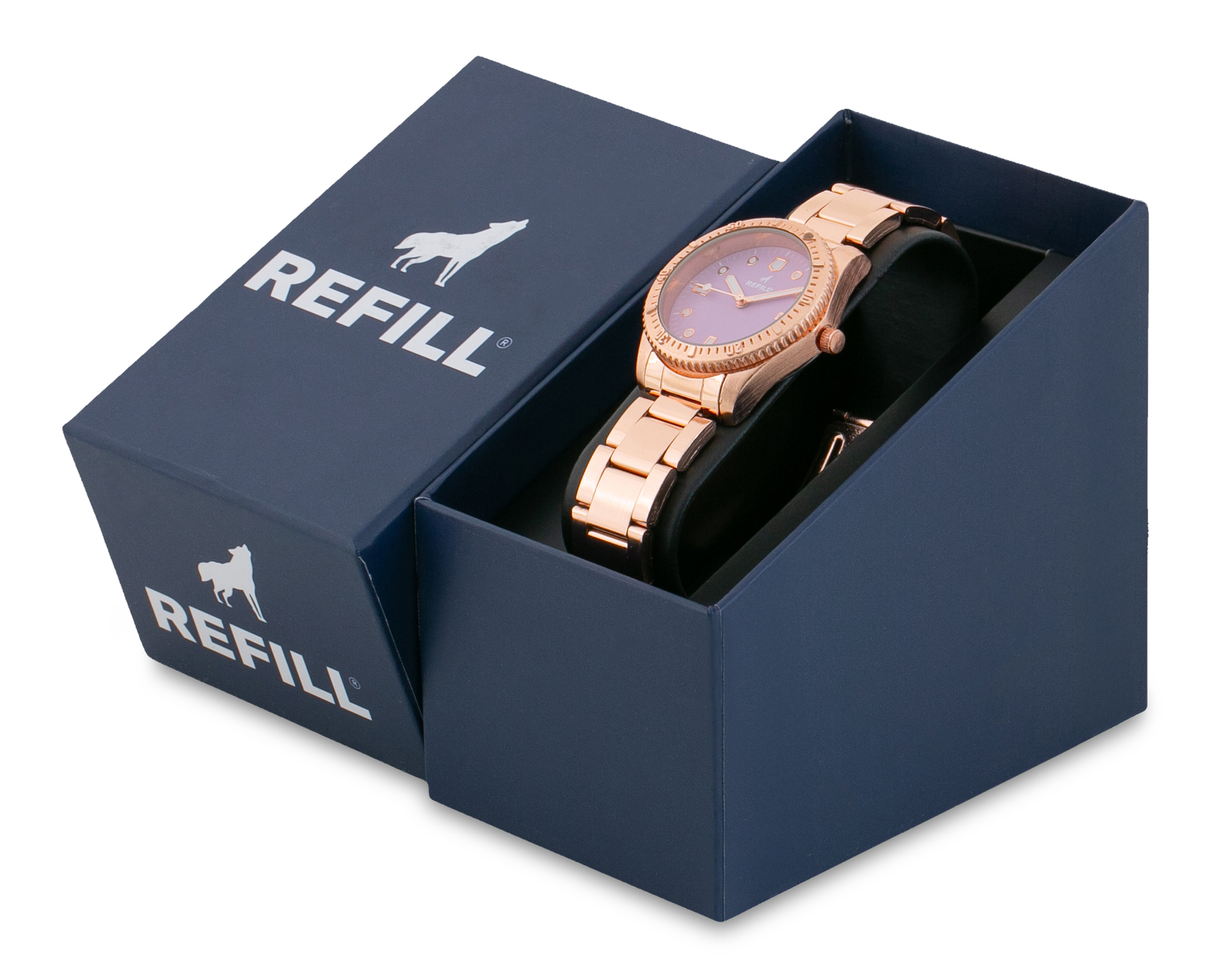 Foto 5 pulgar | Foto 4 | Reloj Refill para Mujer RFL-D-70RG-24 Dorado
