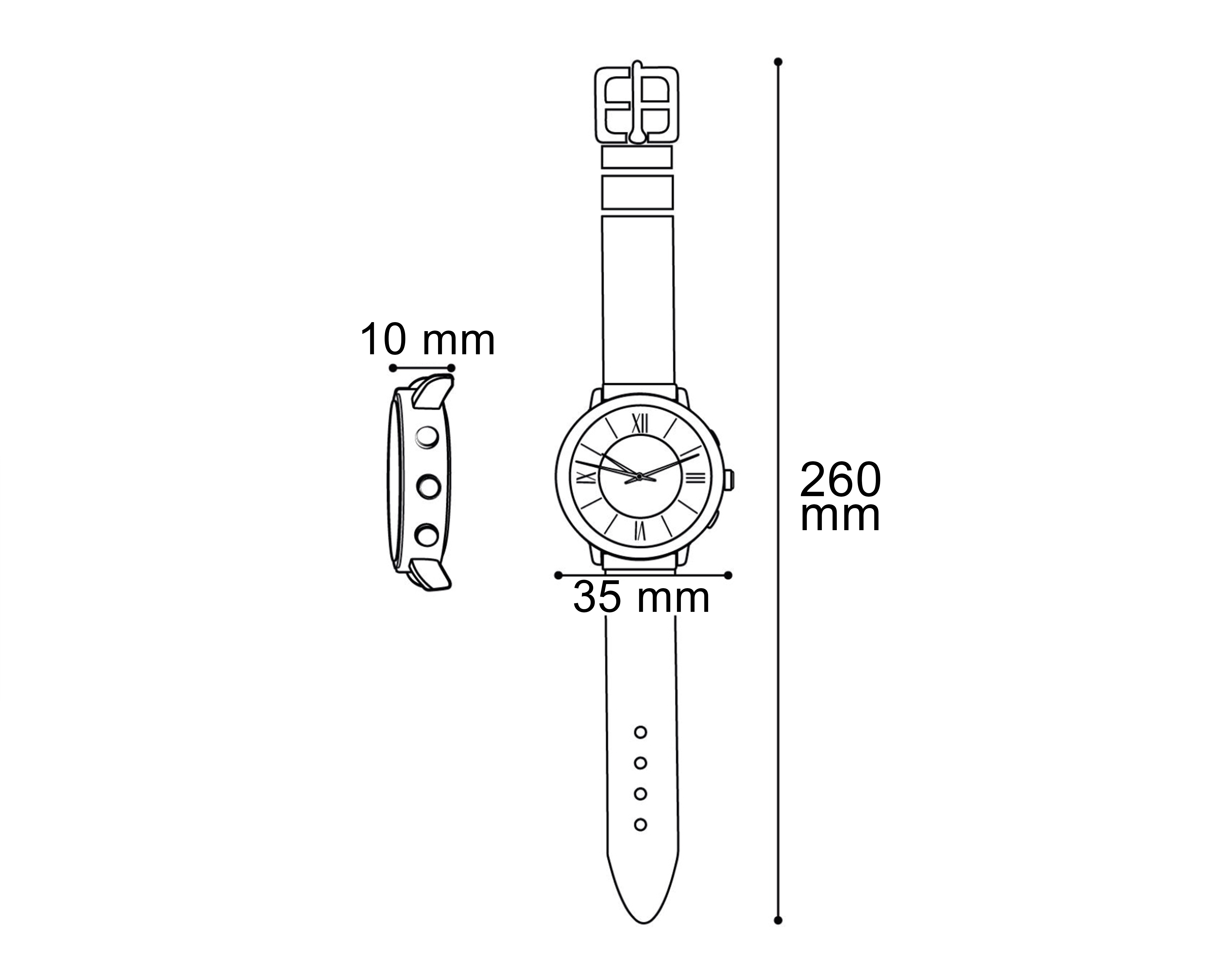 Foto 7 pulgar | Foto 6 | Reloj Refill para Mujer RFL-D-70RG-24 Dorado