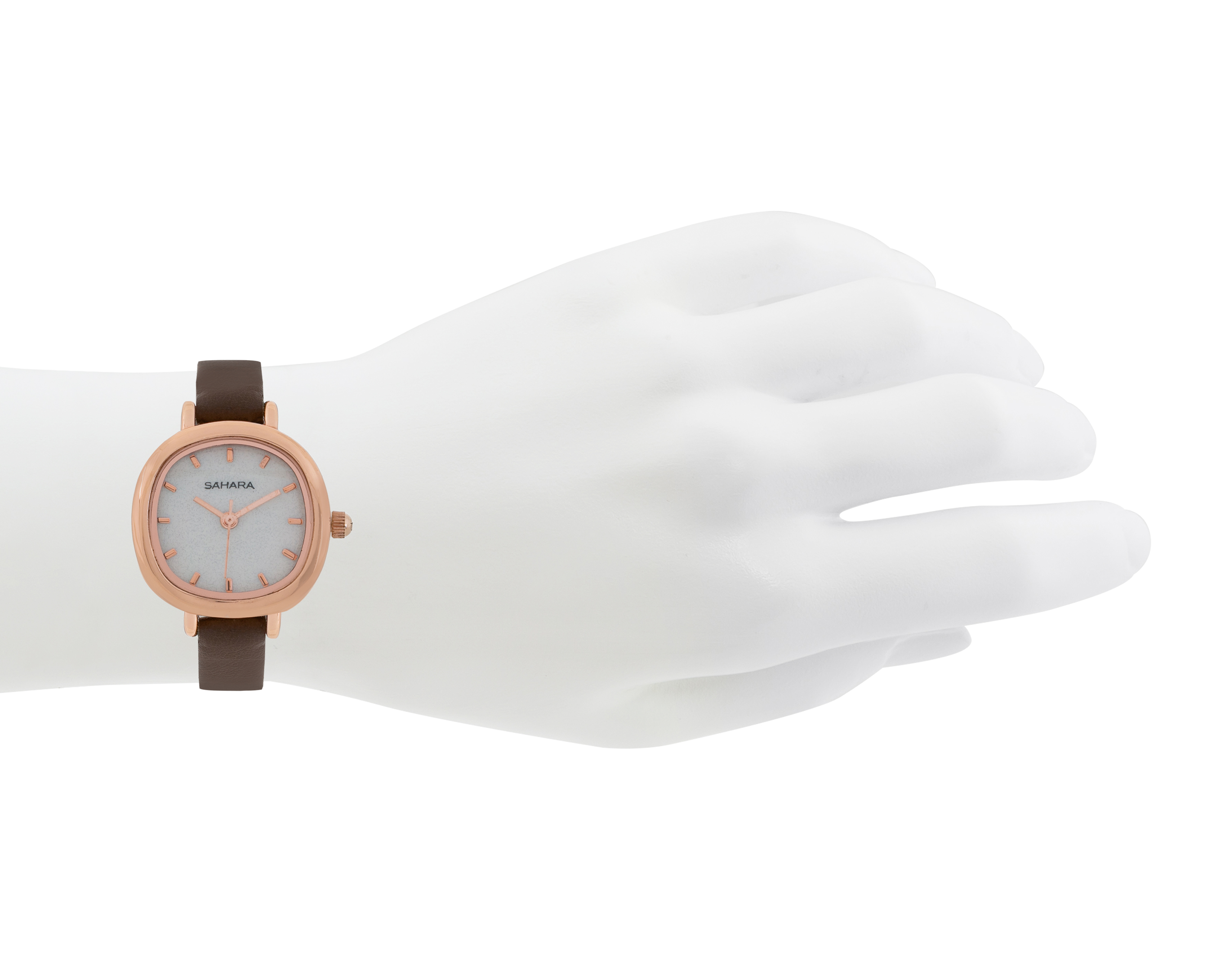 Foto 5 pulgar | Foto 4 | Reloj para Mujer Sahara Café SHR-D-95BR-24