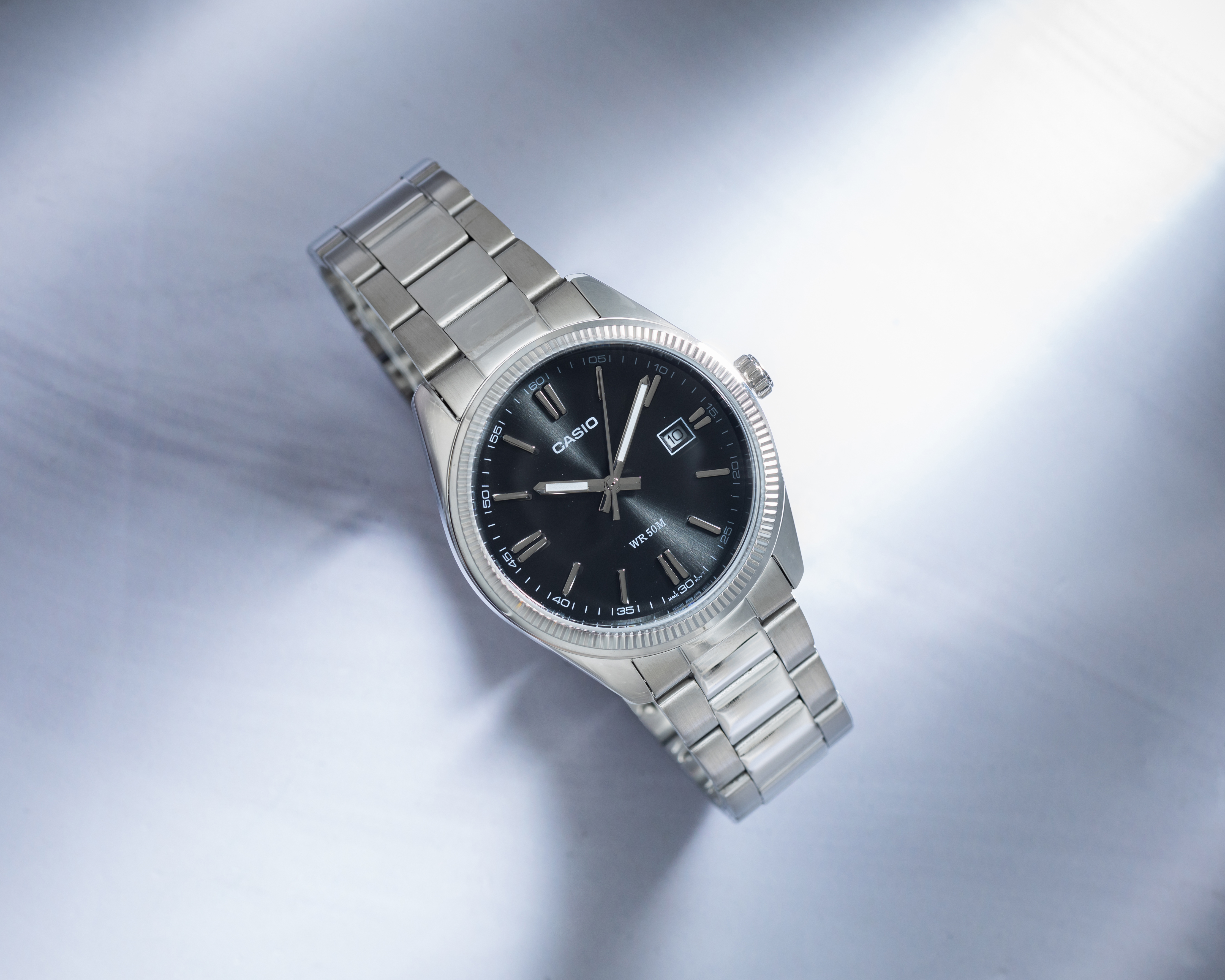 Foto 5 pulgar | Foto 4 | Reloj para Hombre Casio Plateado MTP-1302D-1A1VVT