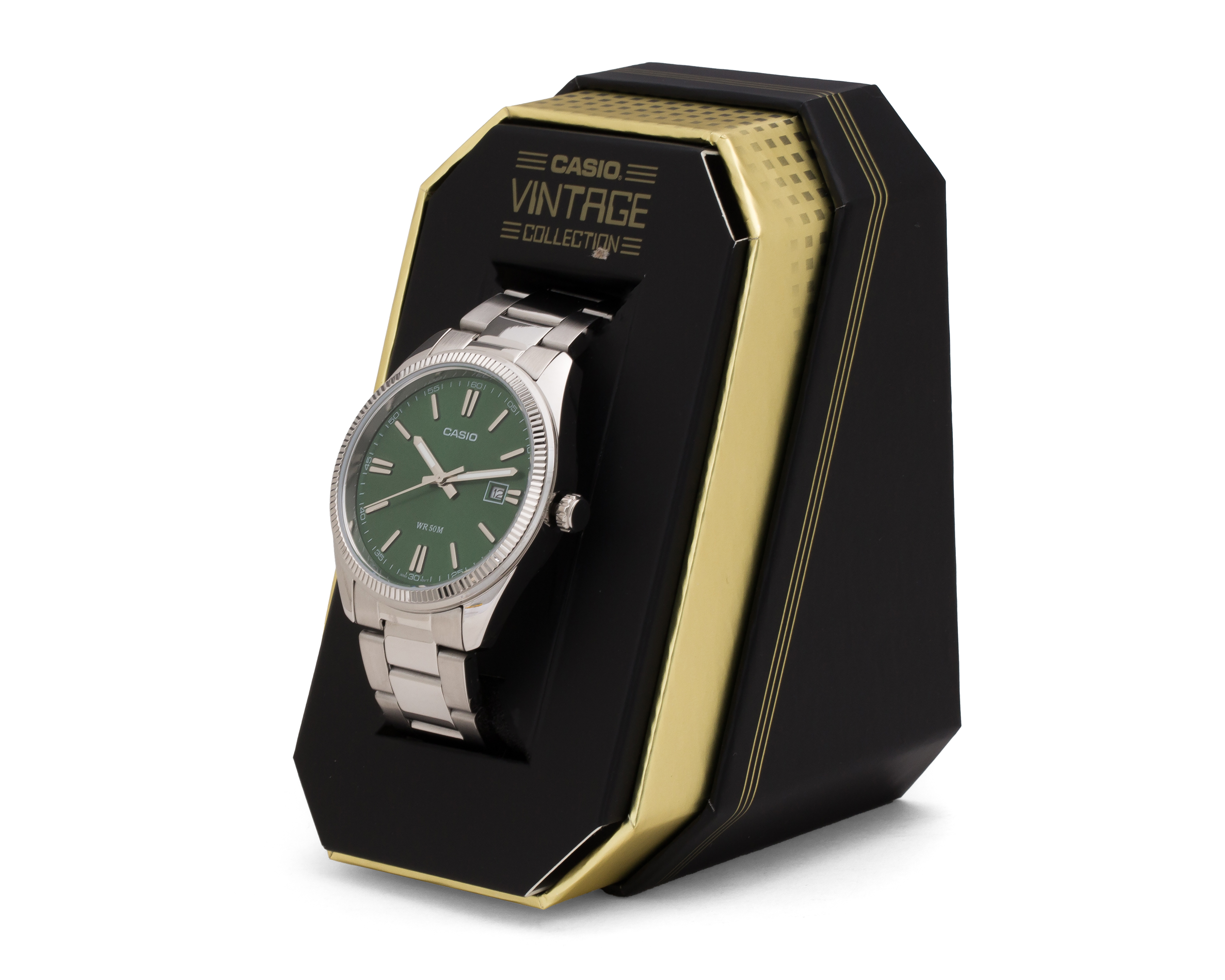 Foto 6 pulgar | Foto 5 | Reloj para Hombre Casio Plateado MTP-1302D-3AVVT