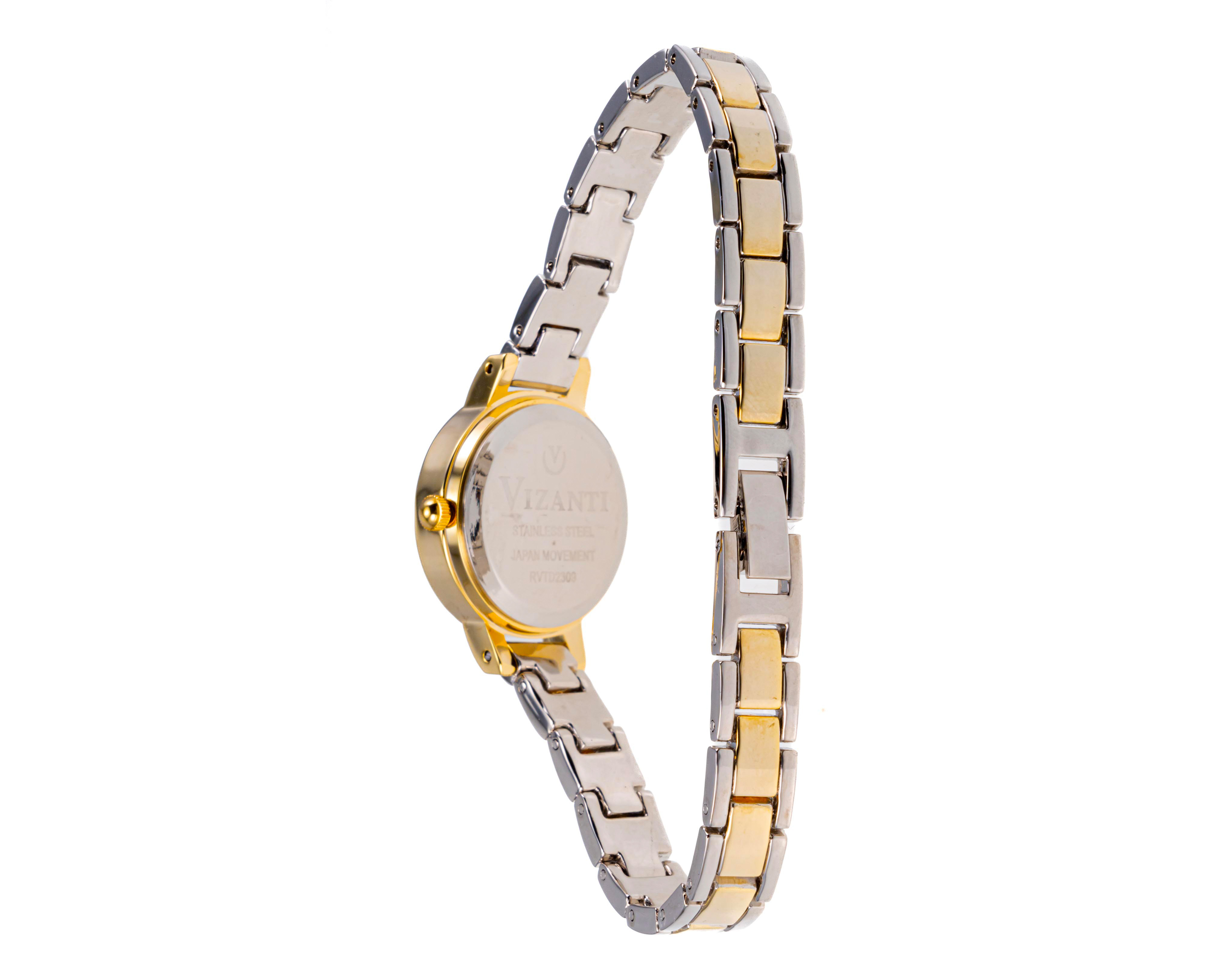 Foto 4 | Foto 4 | Reloj para Mujer Vizanti Dorado-Plateado RVTD2309