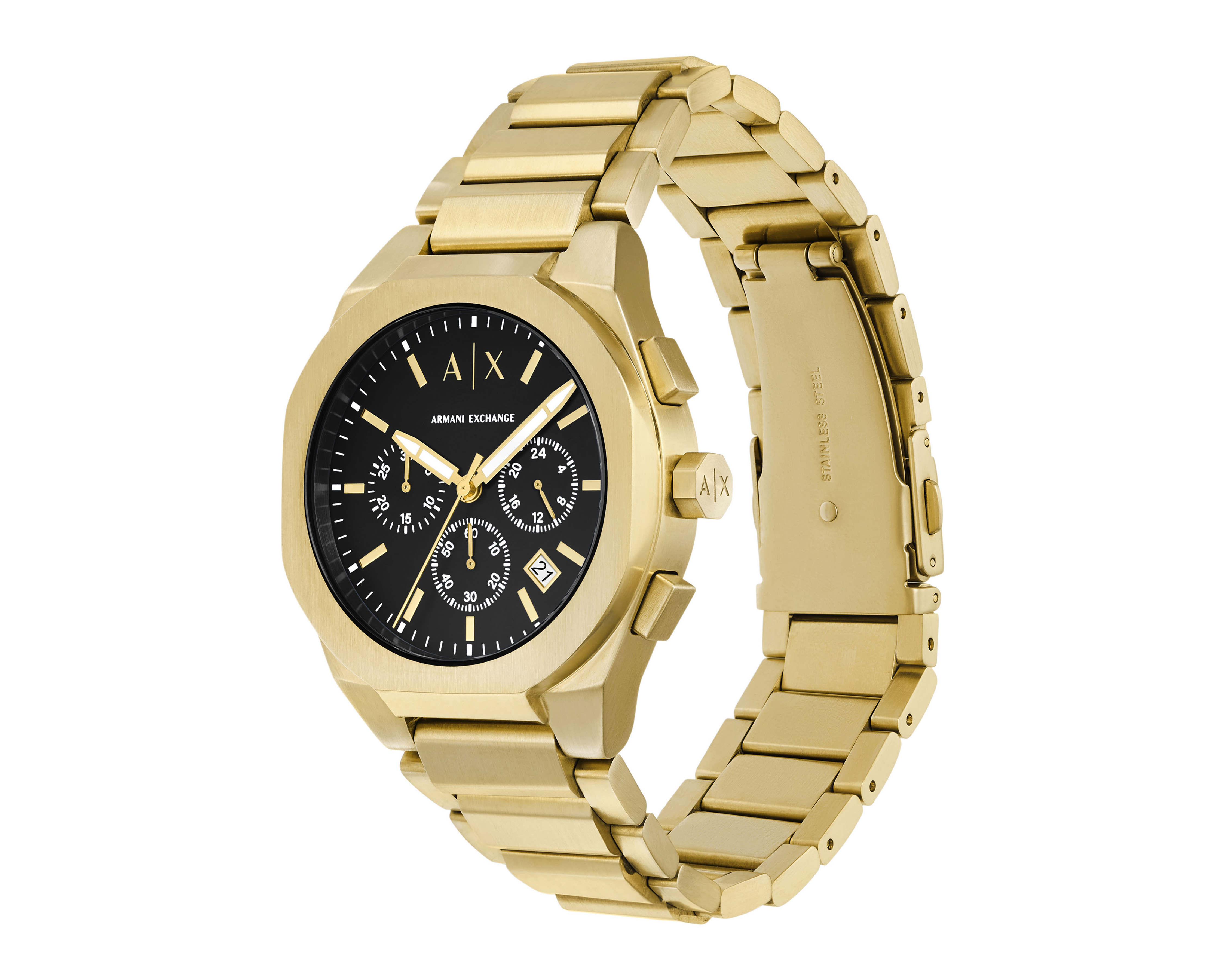 Foto 4 | Foto 4 | Reloj para Hombre Armani Exchange Dorado Rafael