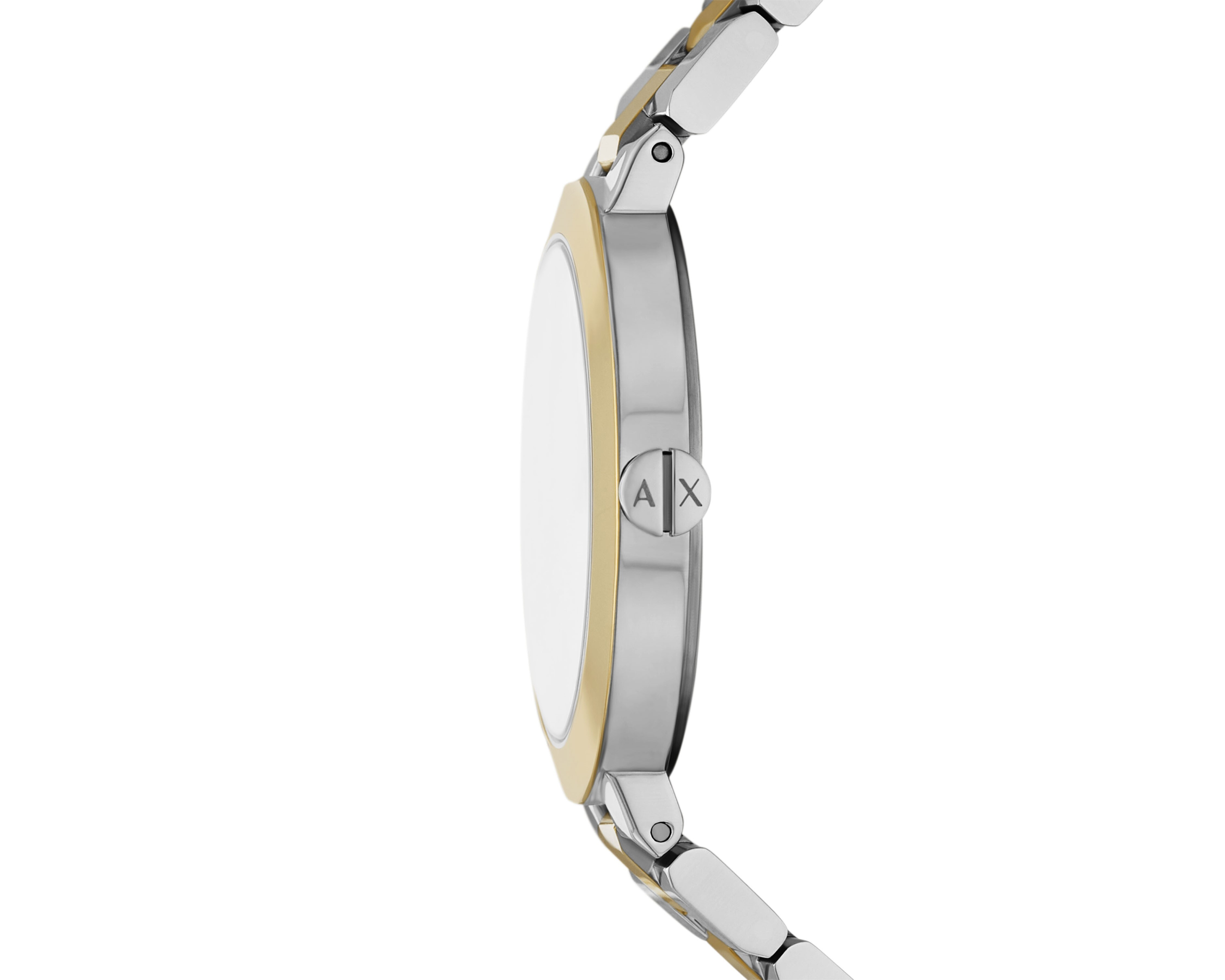 Foto 3 pulgar | Foto 2 | Reloj para Mujer Armani Exchange Dorado y Plateado Jackie