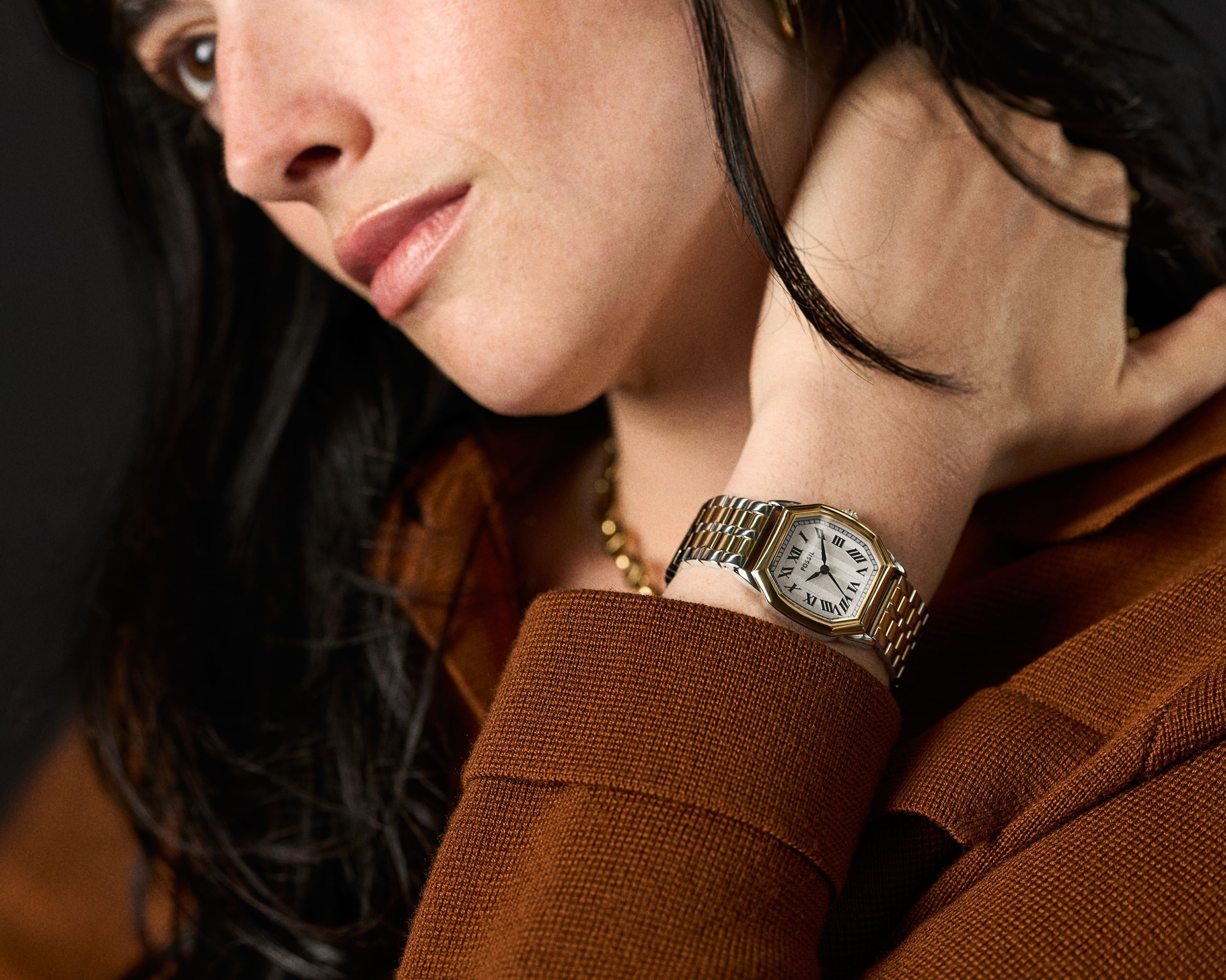 Foto 6 pulgar | Foto 5 | Reloj para Mujer Fossil ES5362 Dorado con Plateado