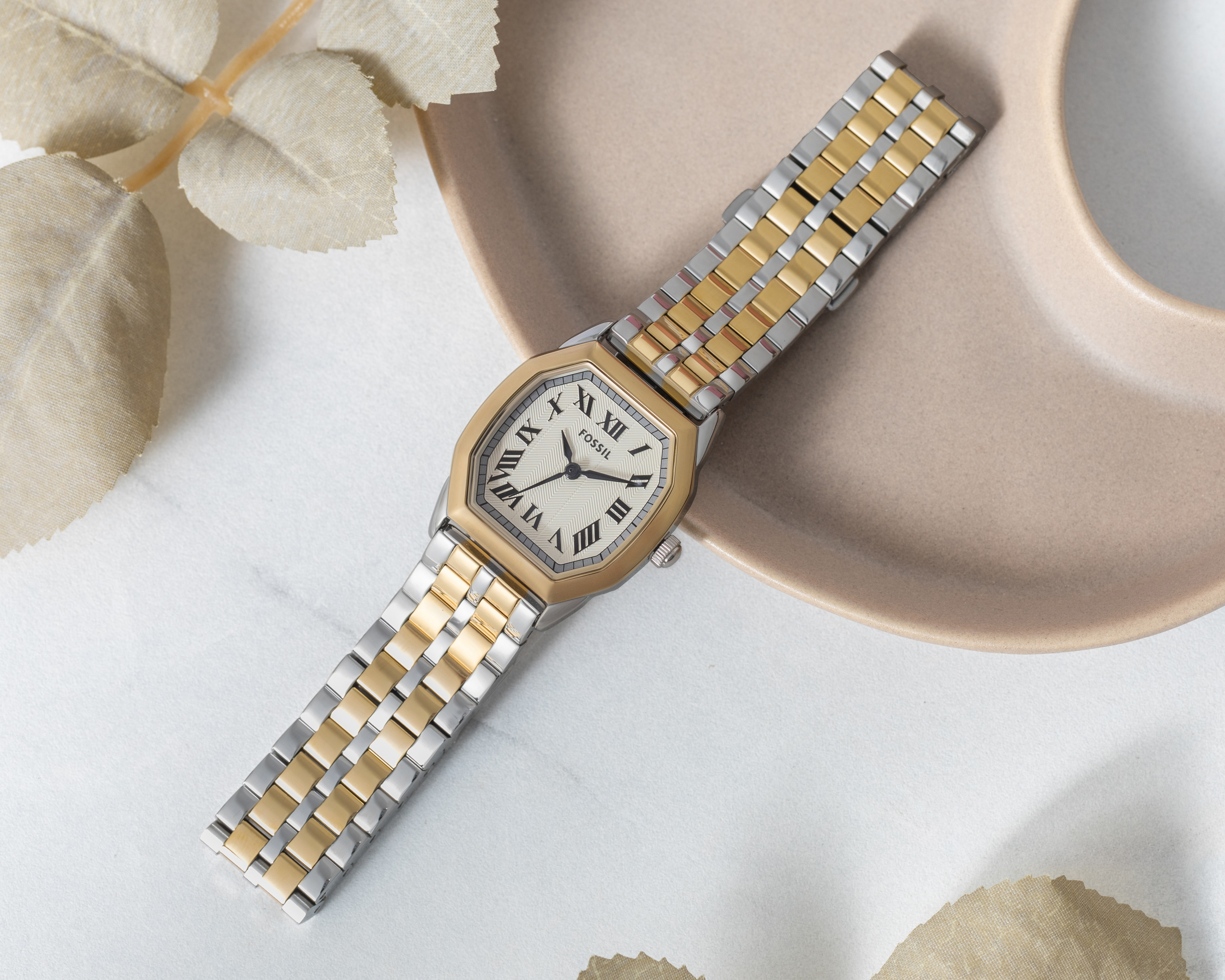 Foto 7 pulgar | Foto 6 | Reloj para Mujer Fossil ES5362 Dorado con Plateado