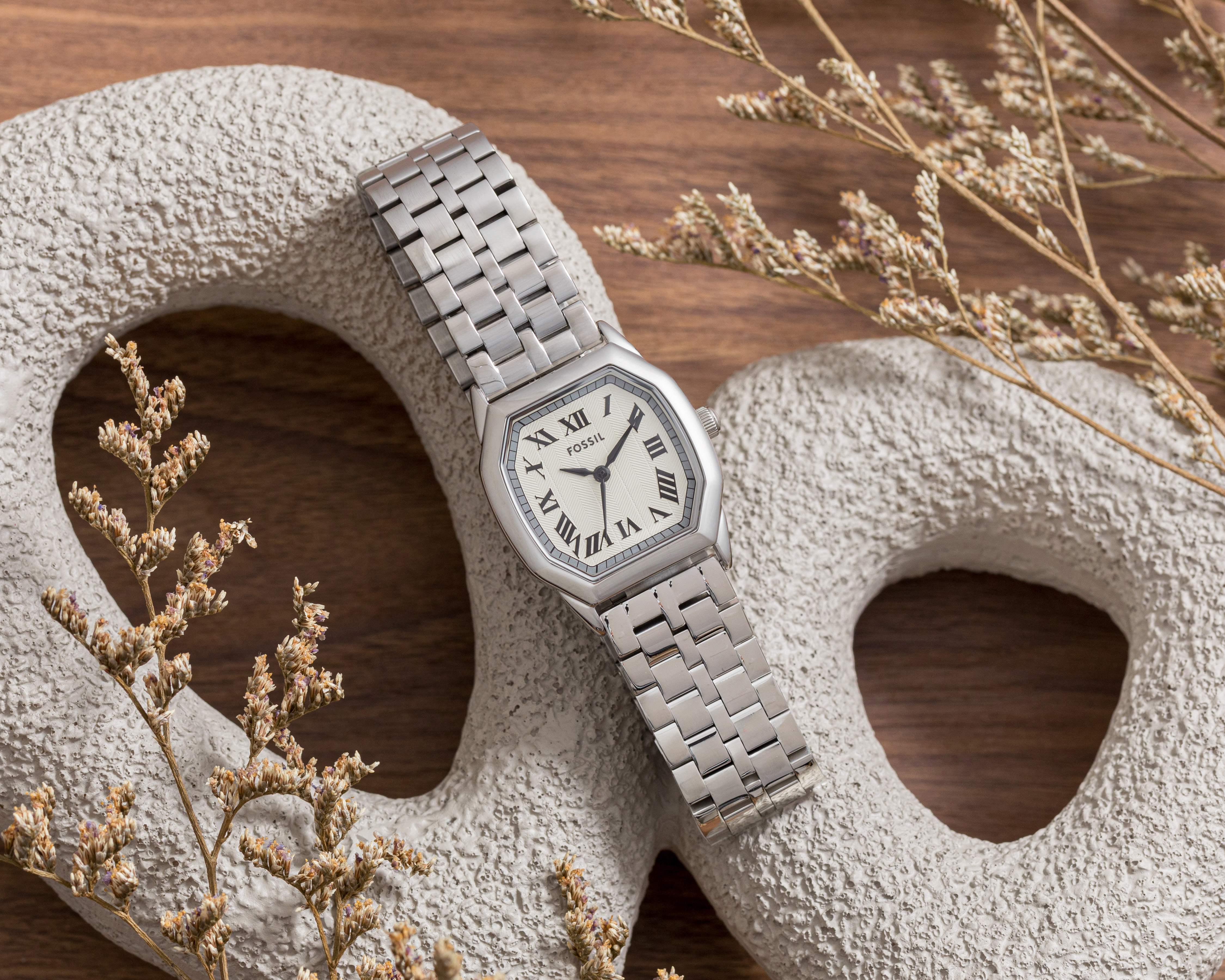 Foto 7 pulgar | Foto 6 | Reloj para Mujer Fossil Harlow Plateado